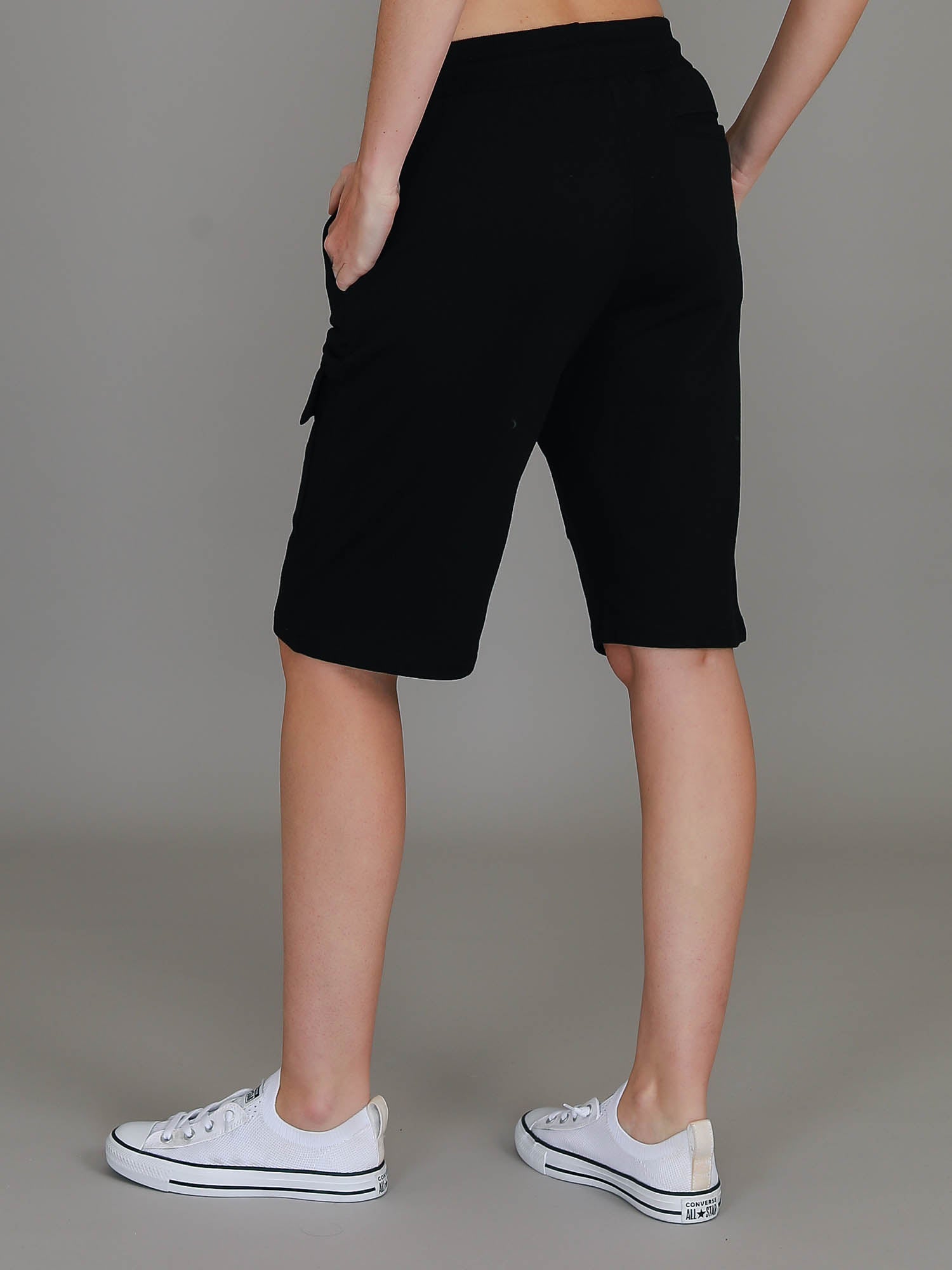 cargo shorts for women #color_black
