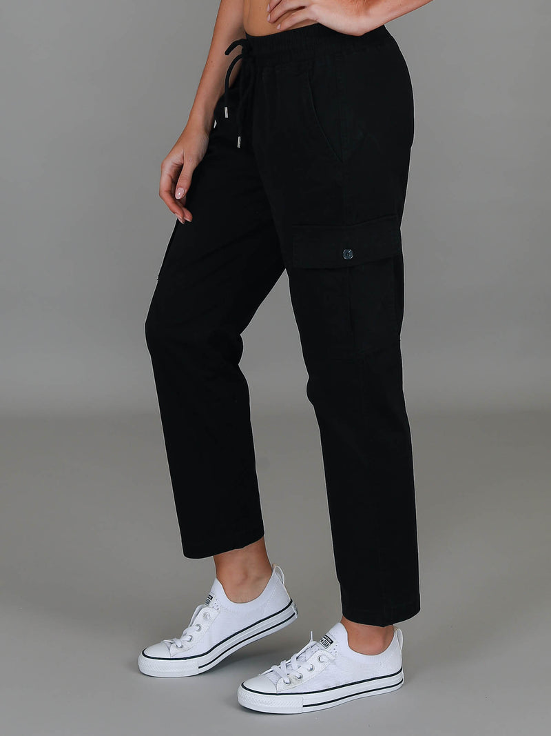 cargo jeans women #color_black