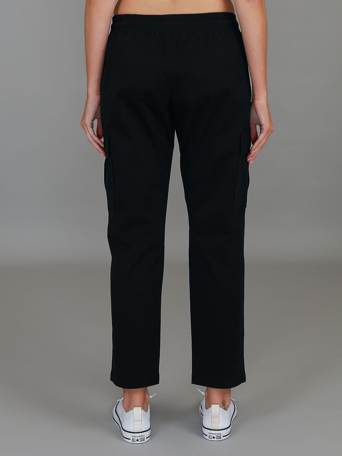 black utility pants