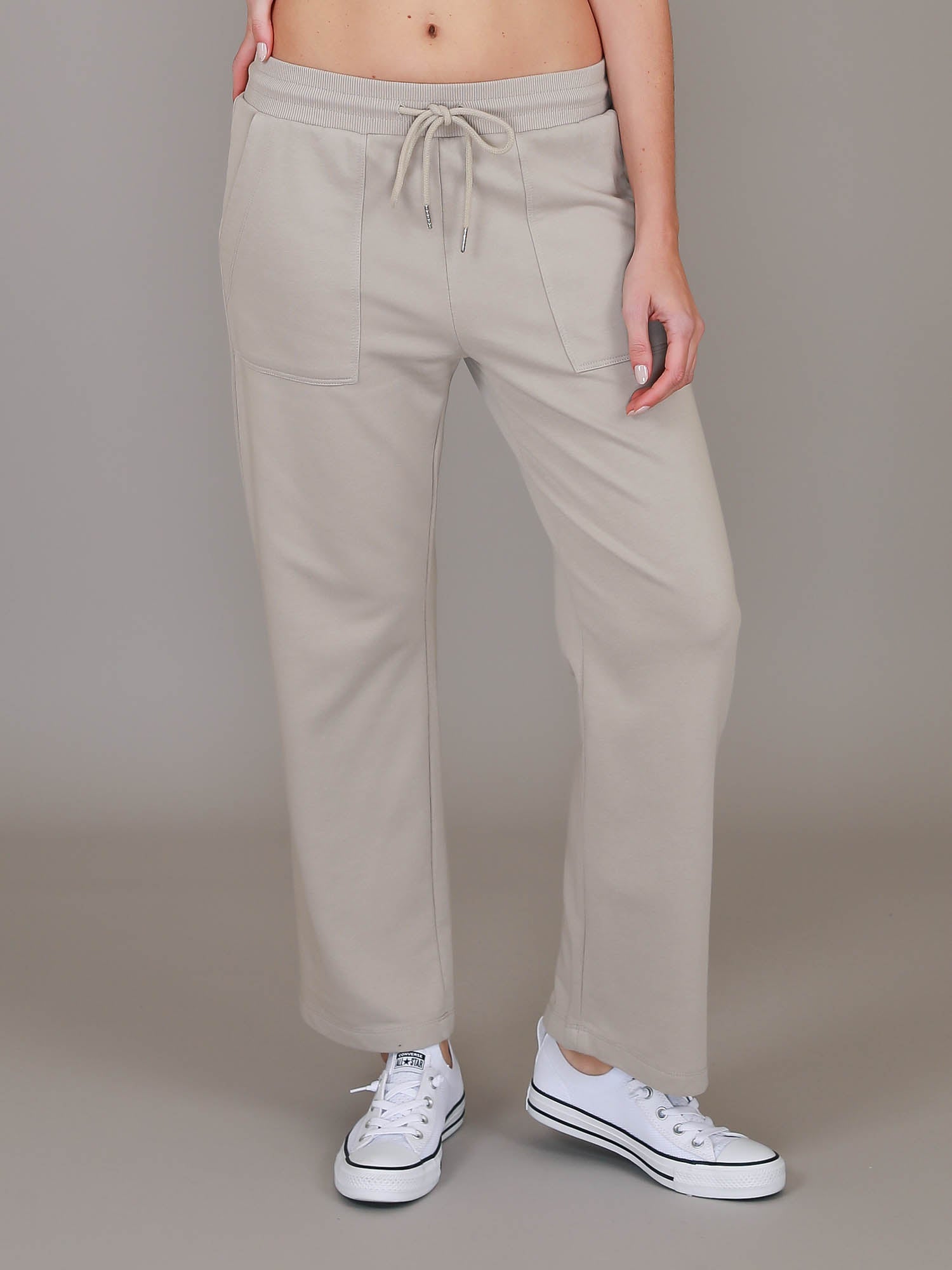 beige straight leg pants #color_angora