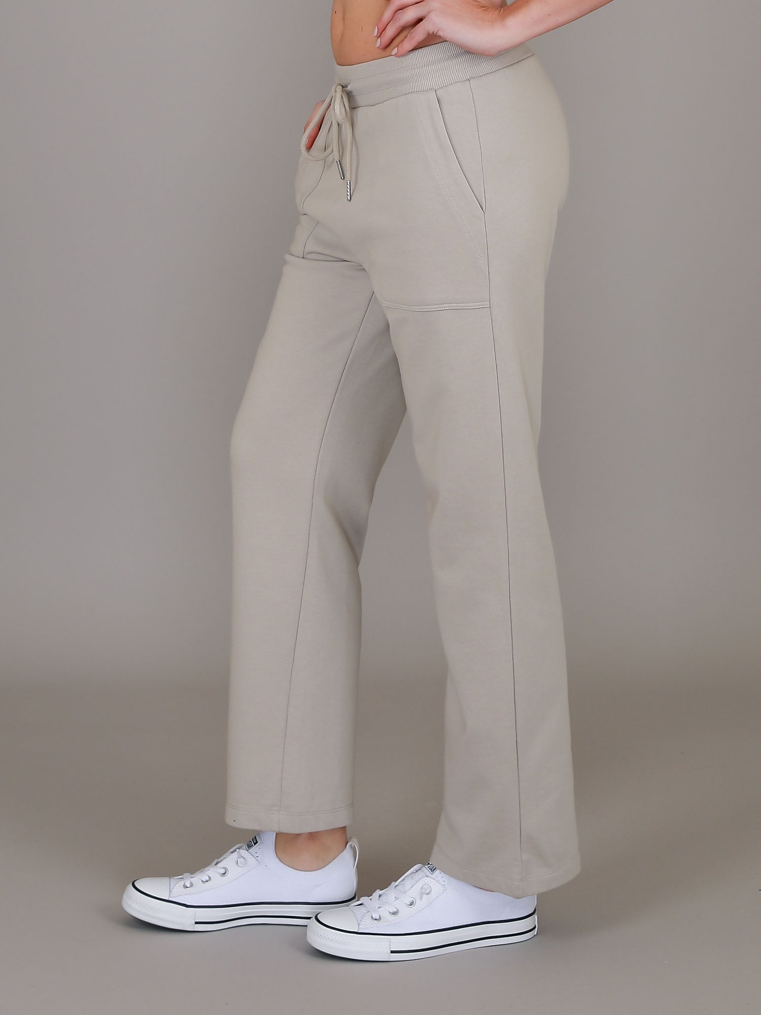 cream track pants women #color_angora