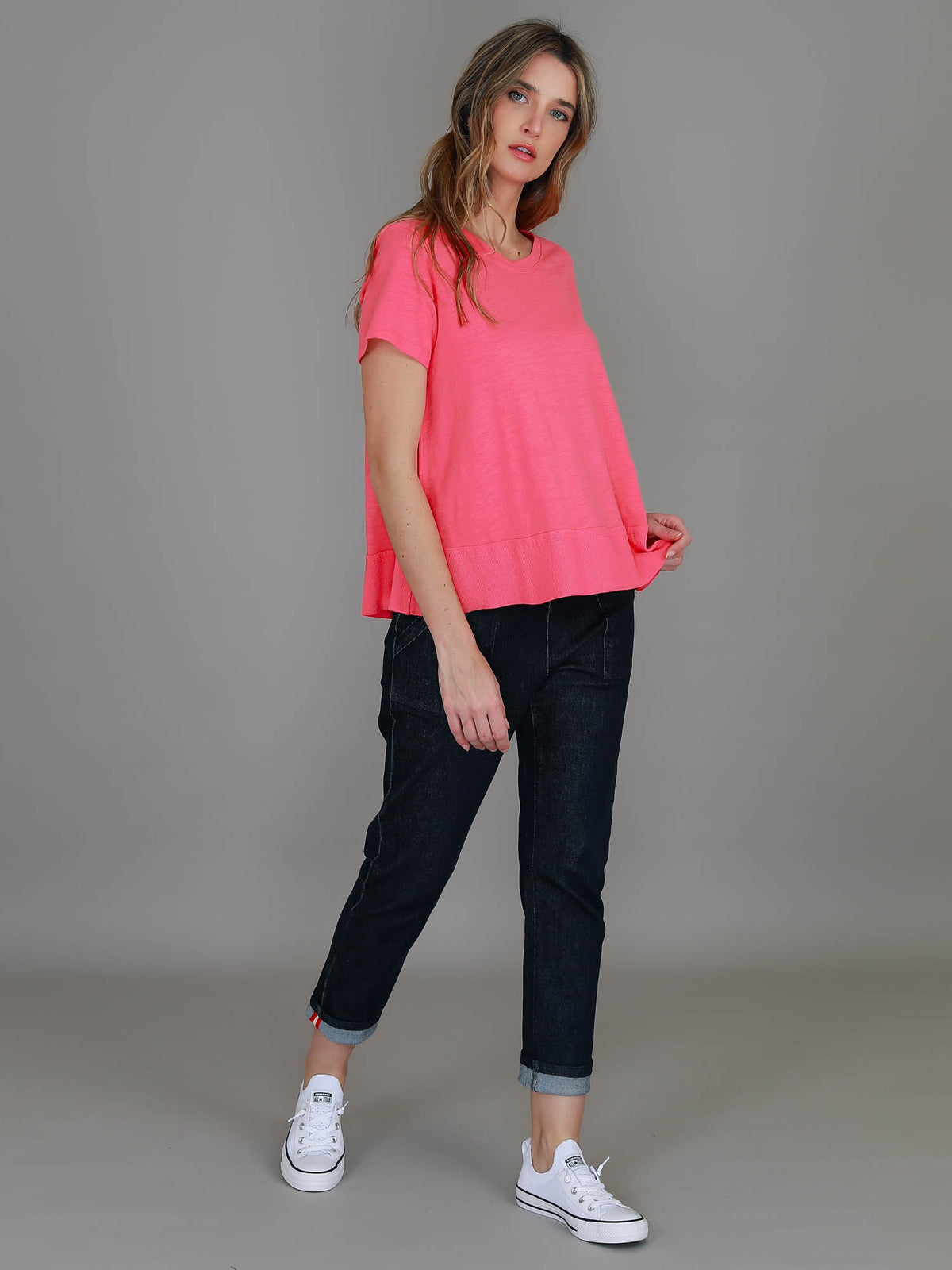bubblegum pink t shirt