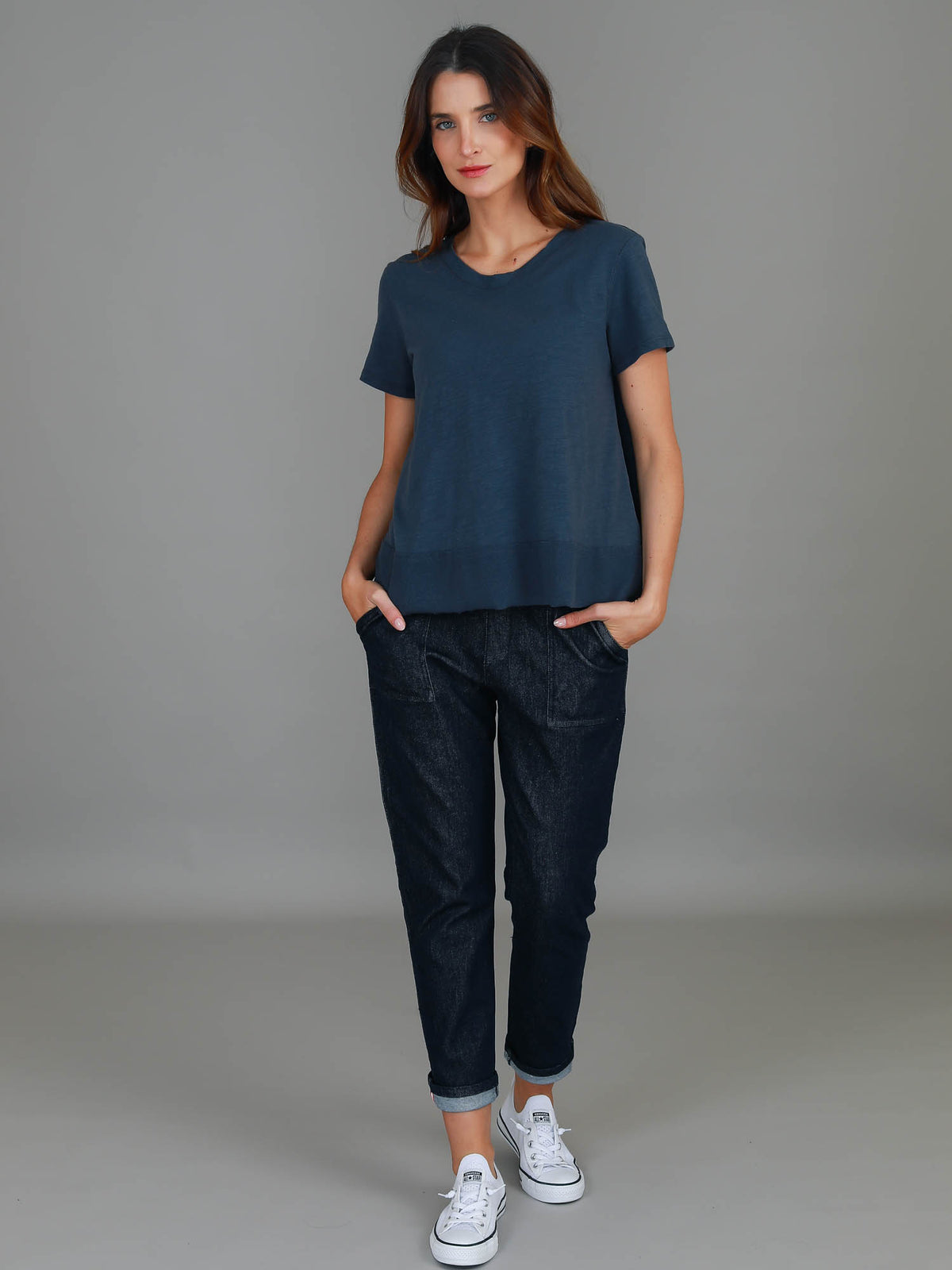 indigo top women