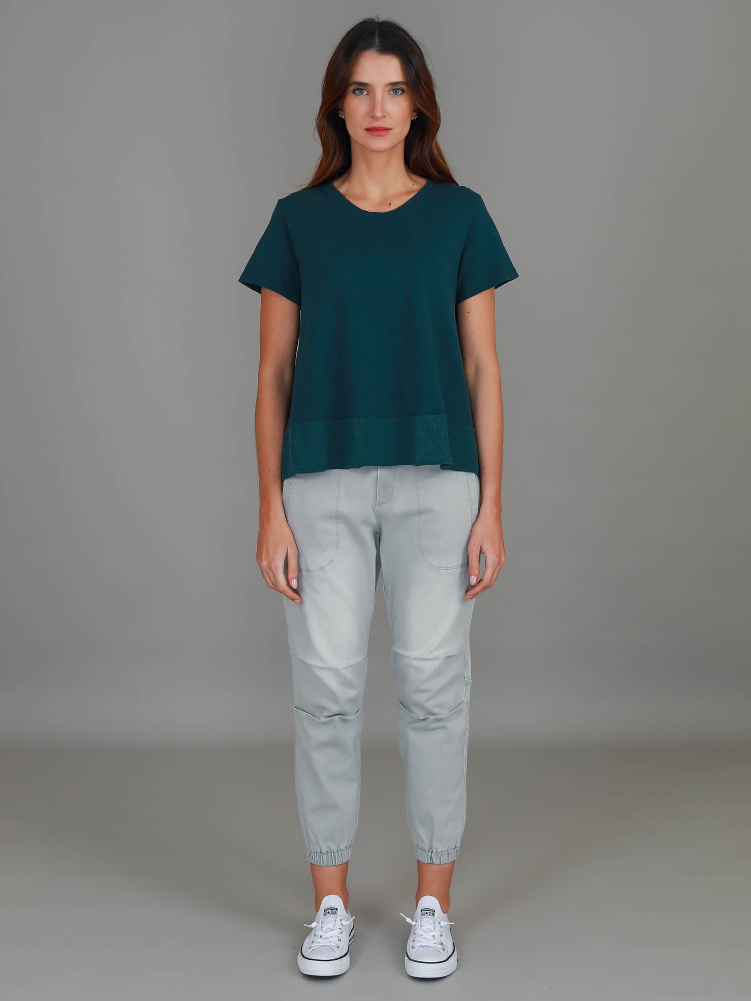 womens crop top #color_teal