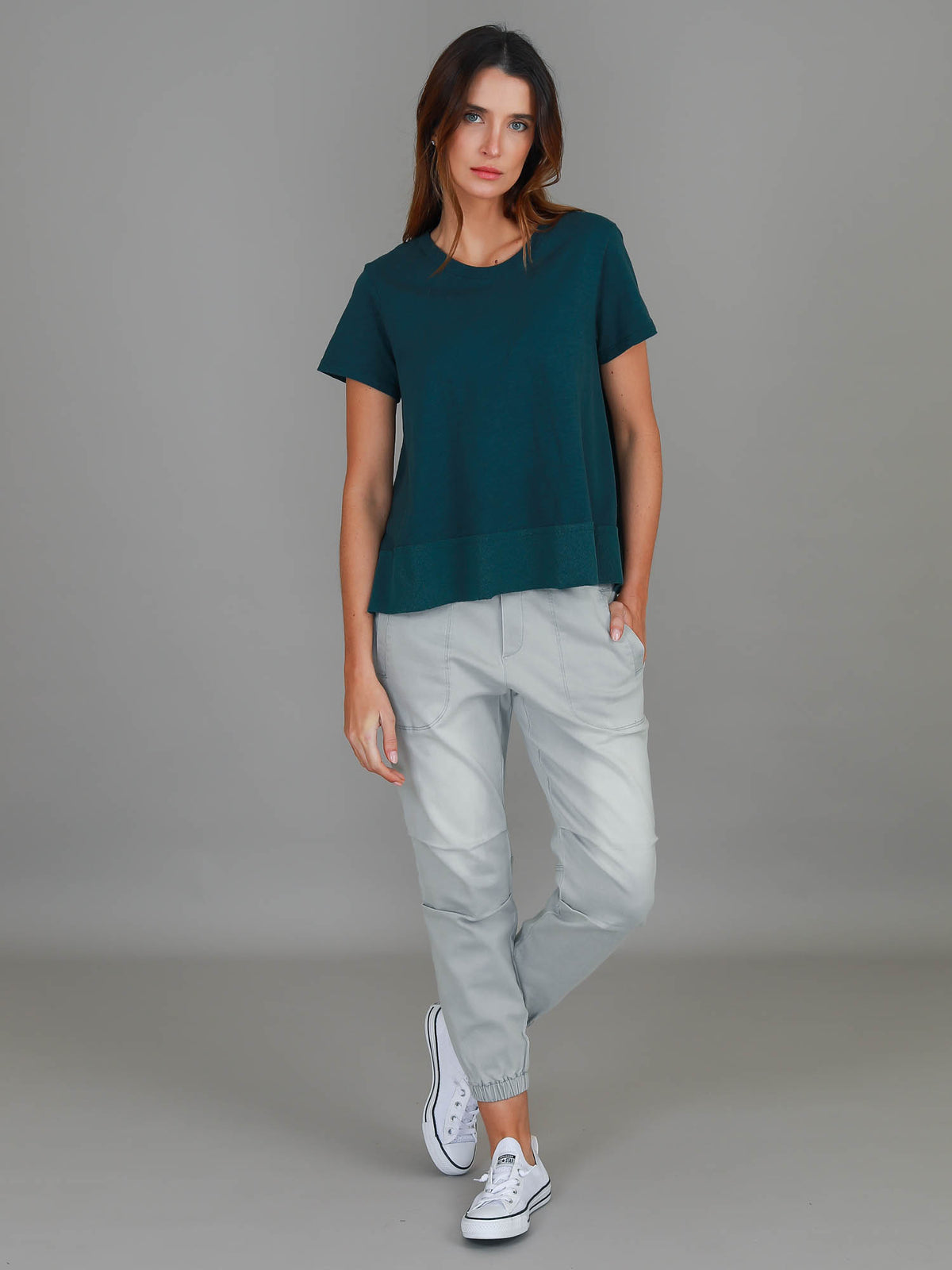 green t shirt women