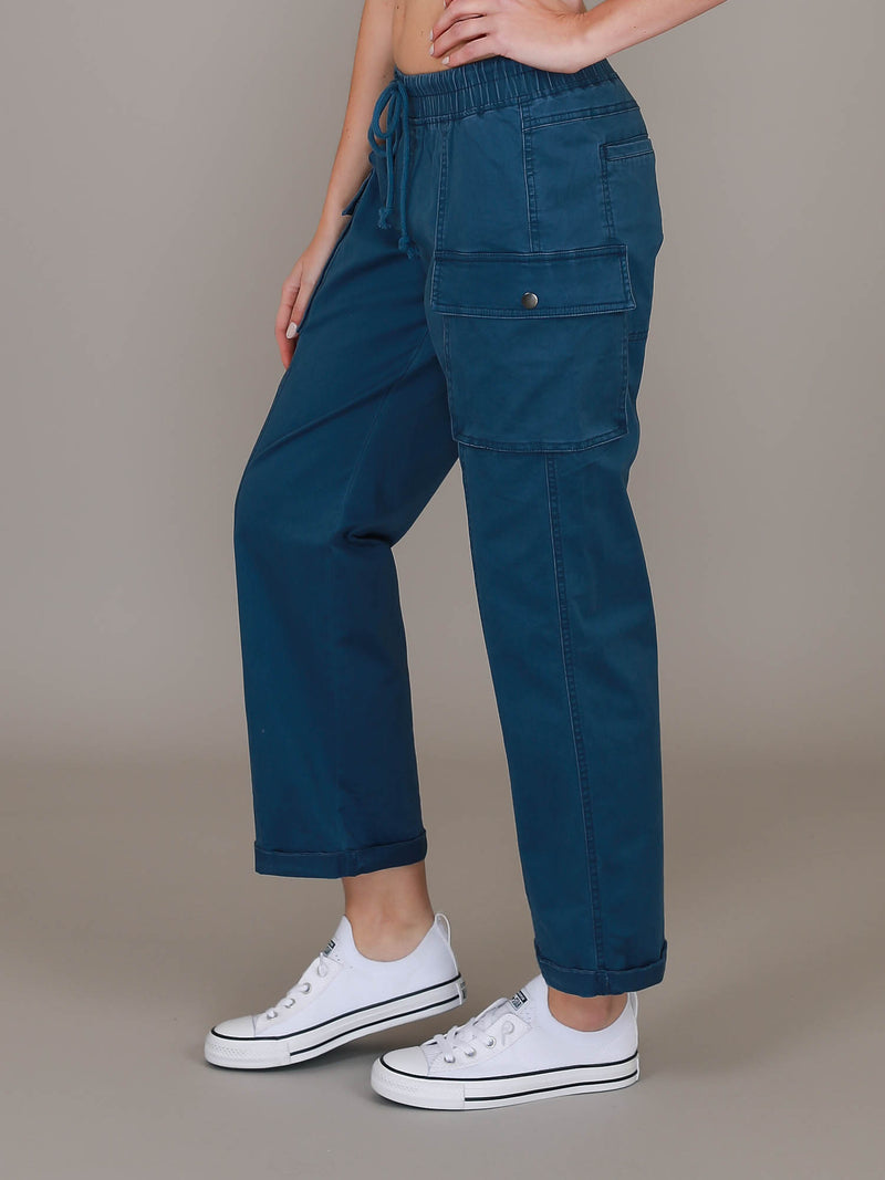 dark blue cargo pants #color_navy