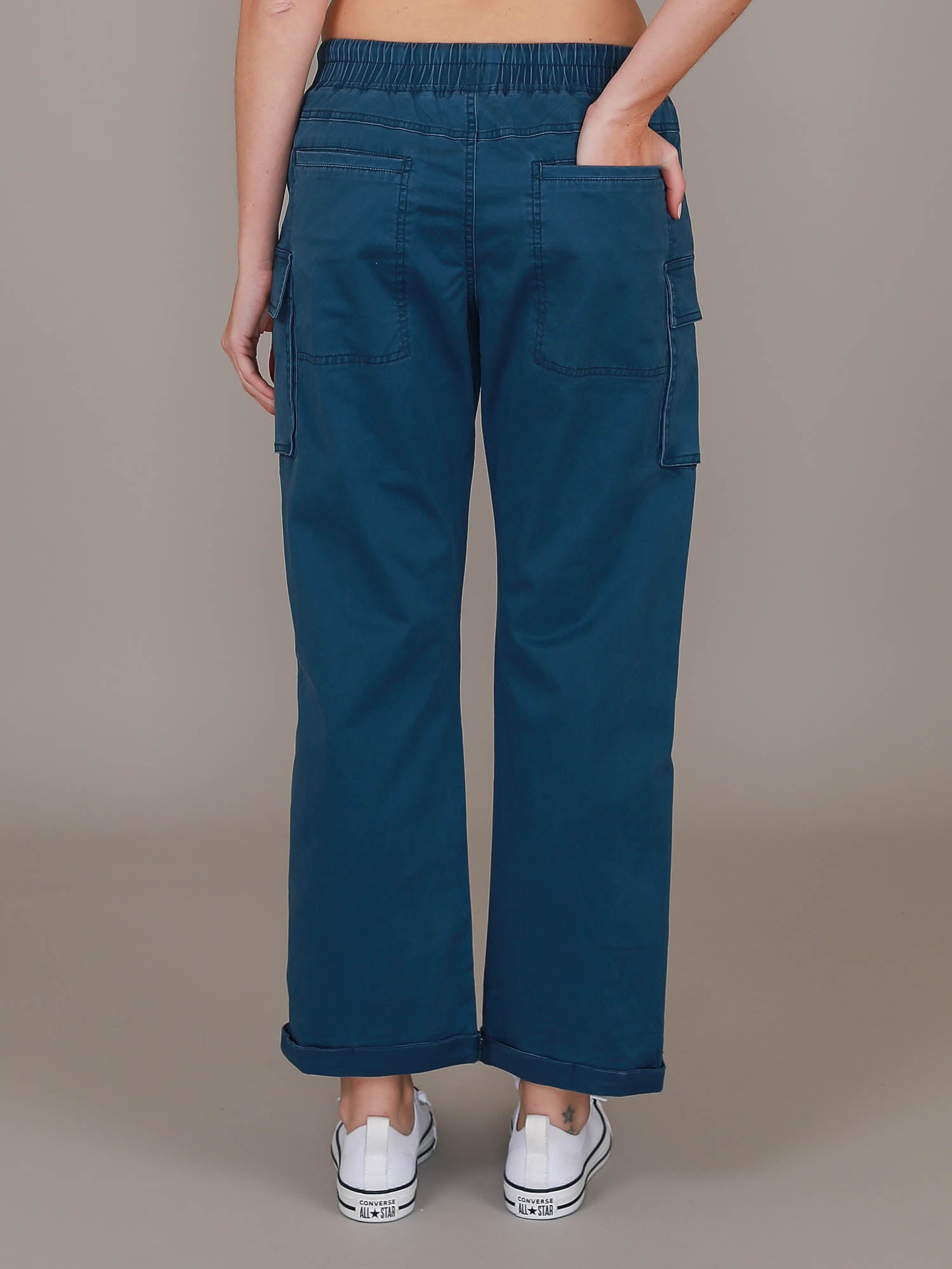 navy cargo pants women #color_navy