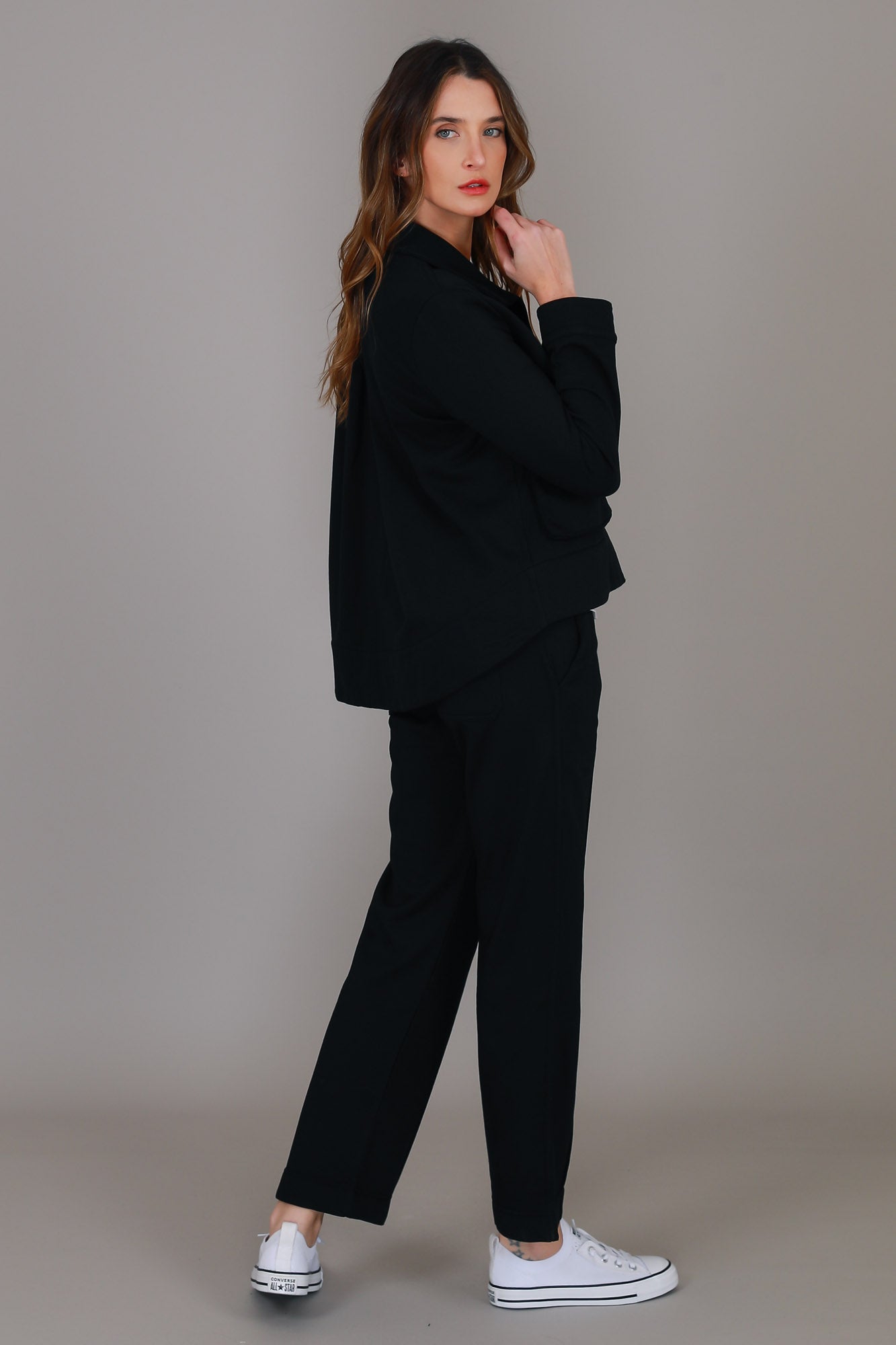 black safari jacket #color_black