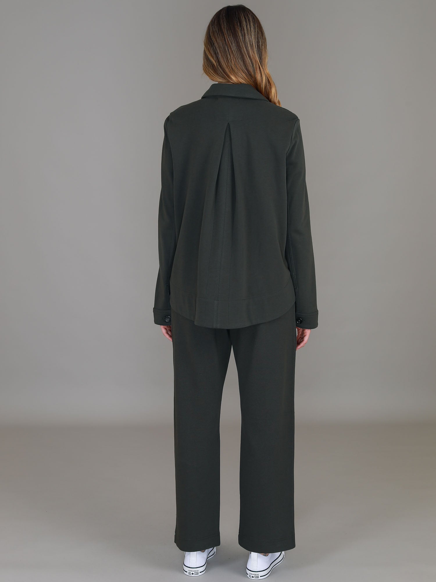 denim utility jacket #color_dark khaki