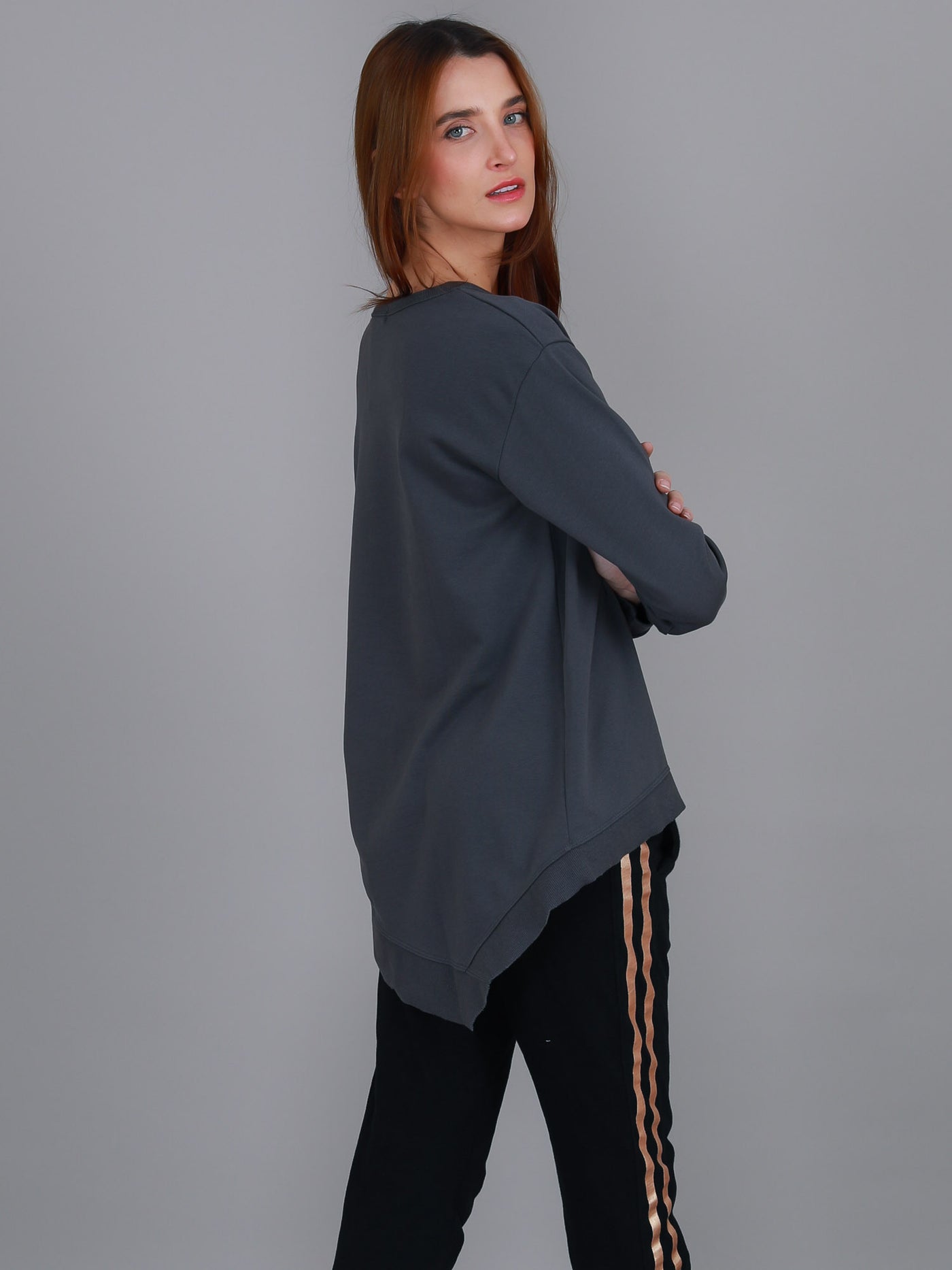 Newhaven | Women's Oversized Relaxed Sweatshirt – Cotton French Terry