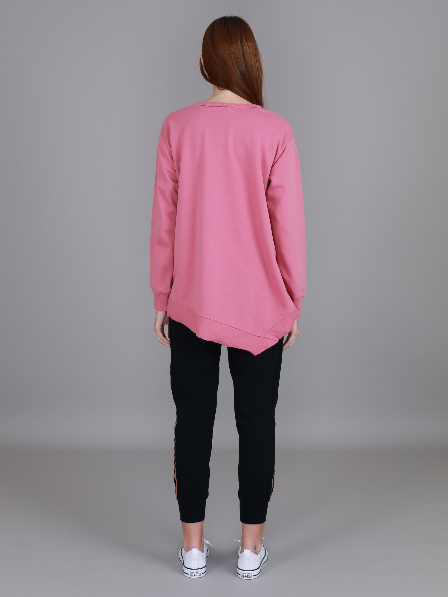 pink oversized jumper #color_tango pink