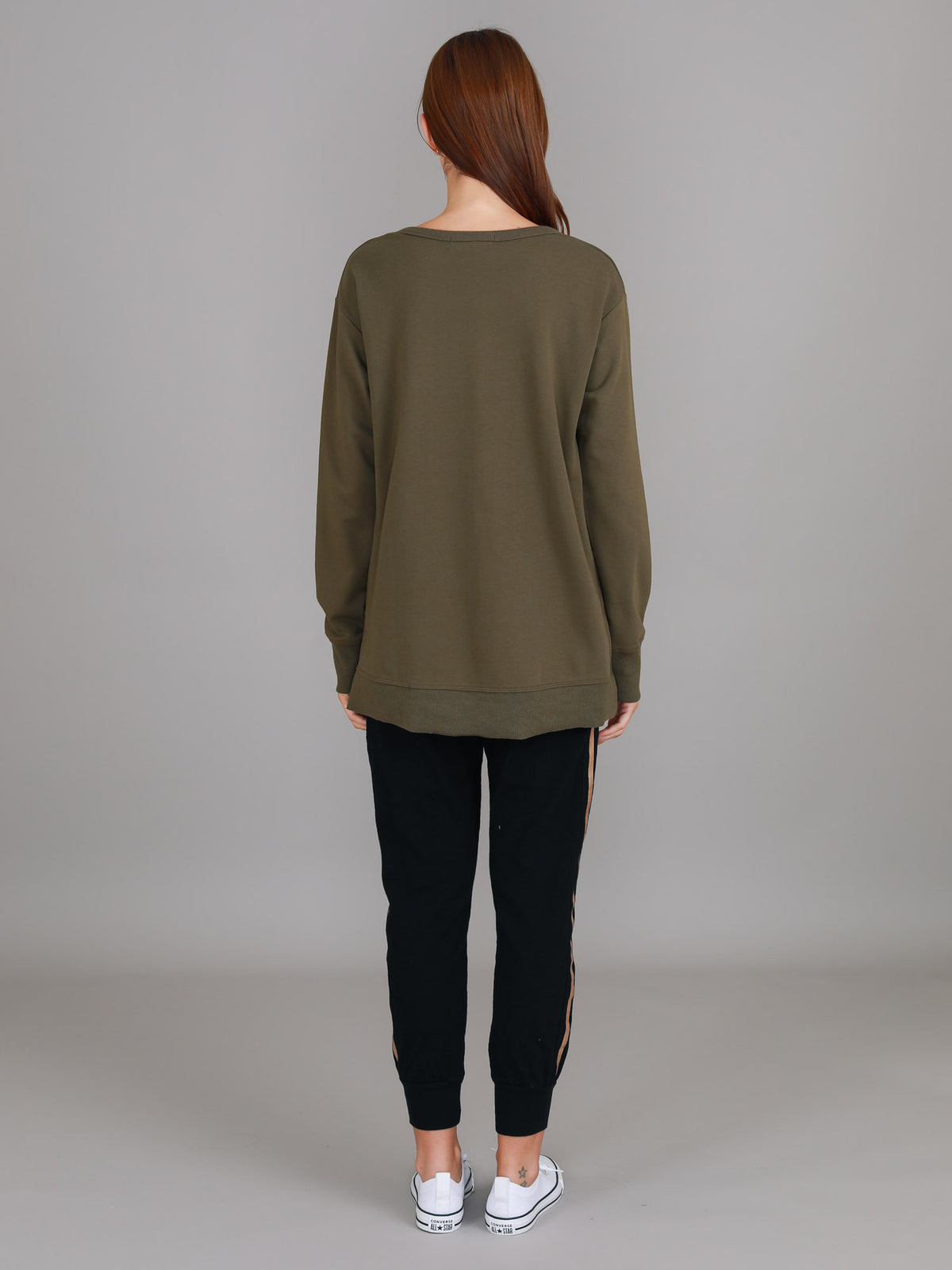 sage oversize sweatshirt