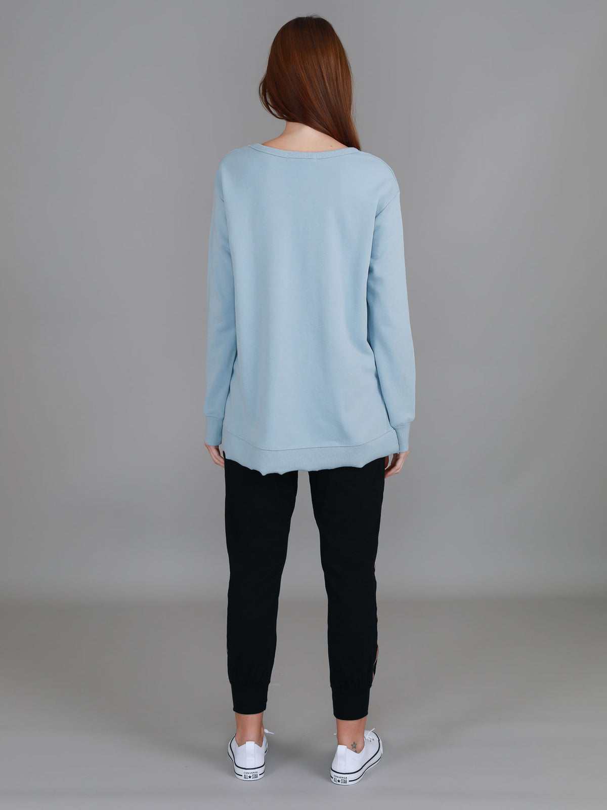 storm blue oversize sweatshirt