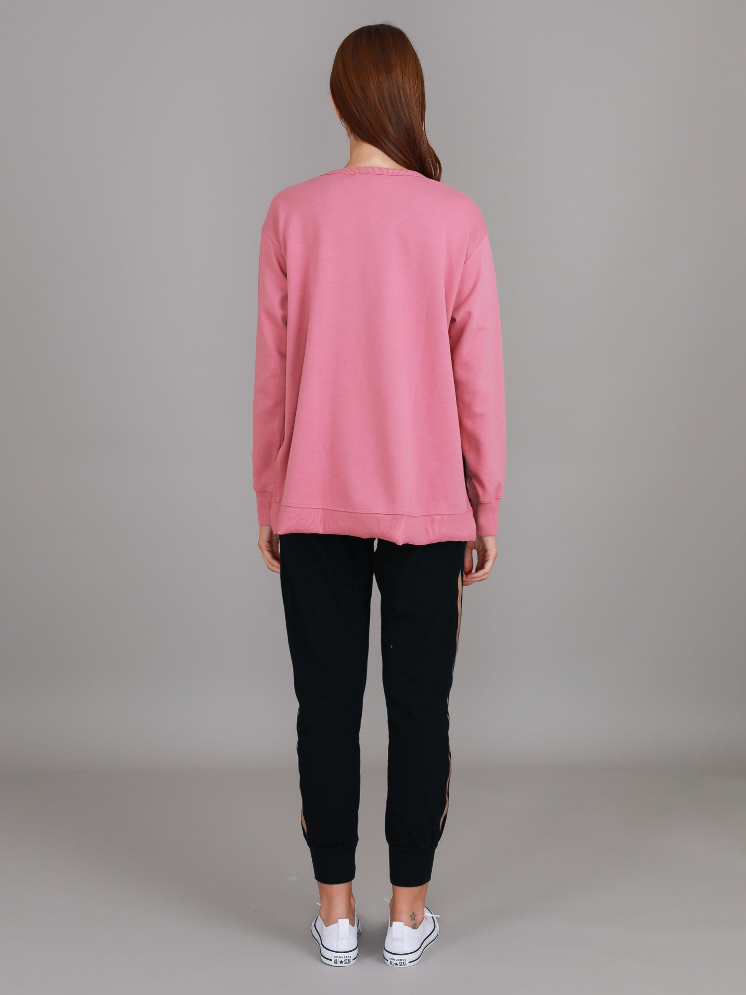 sweat shirt women #color_tango pink