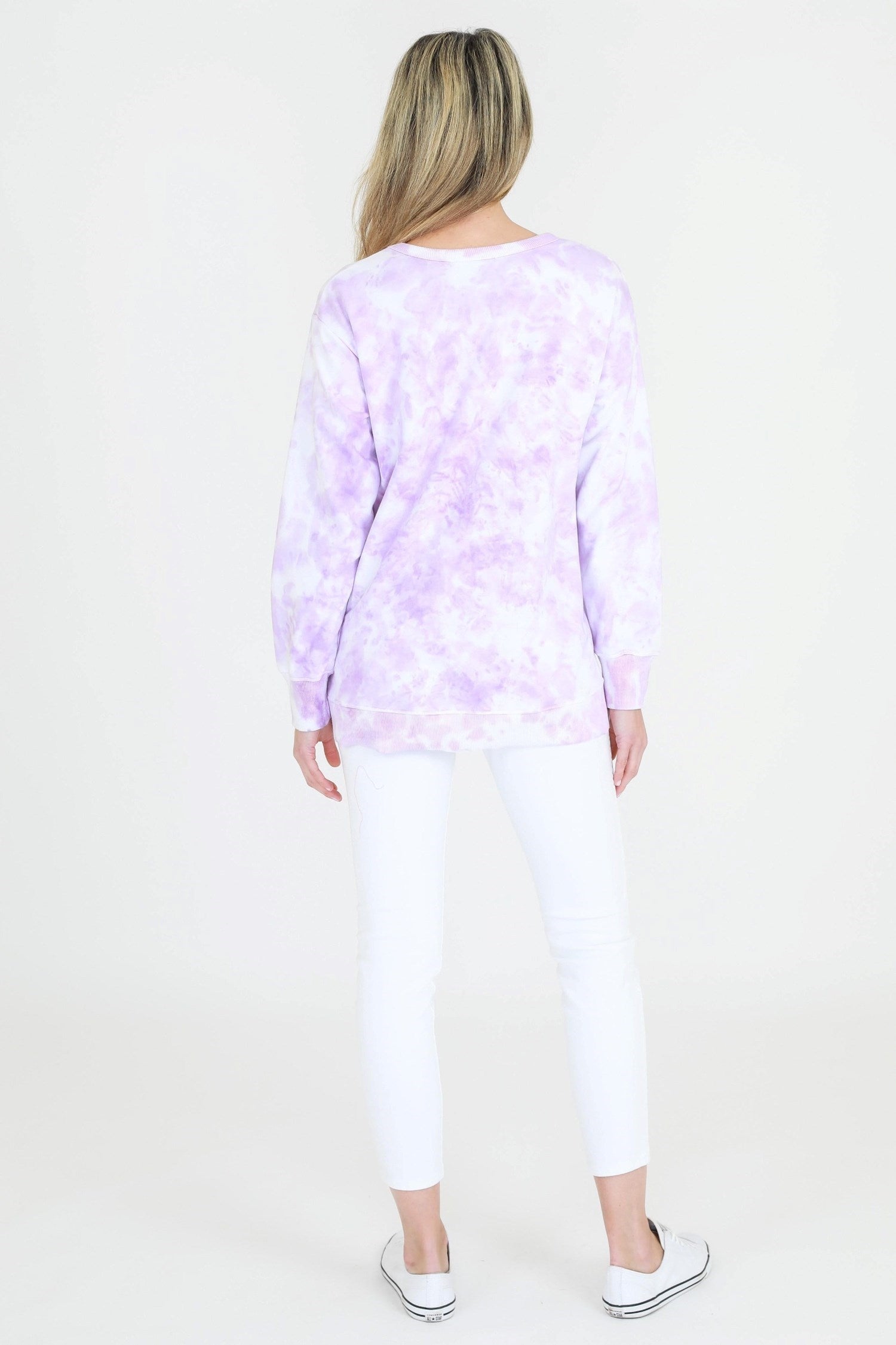 matching sweat sets #color_tie dye lilac