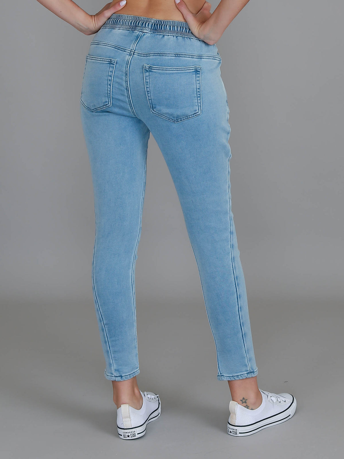 denim jogger jeans womens