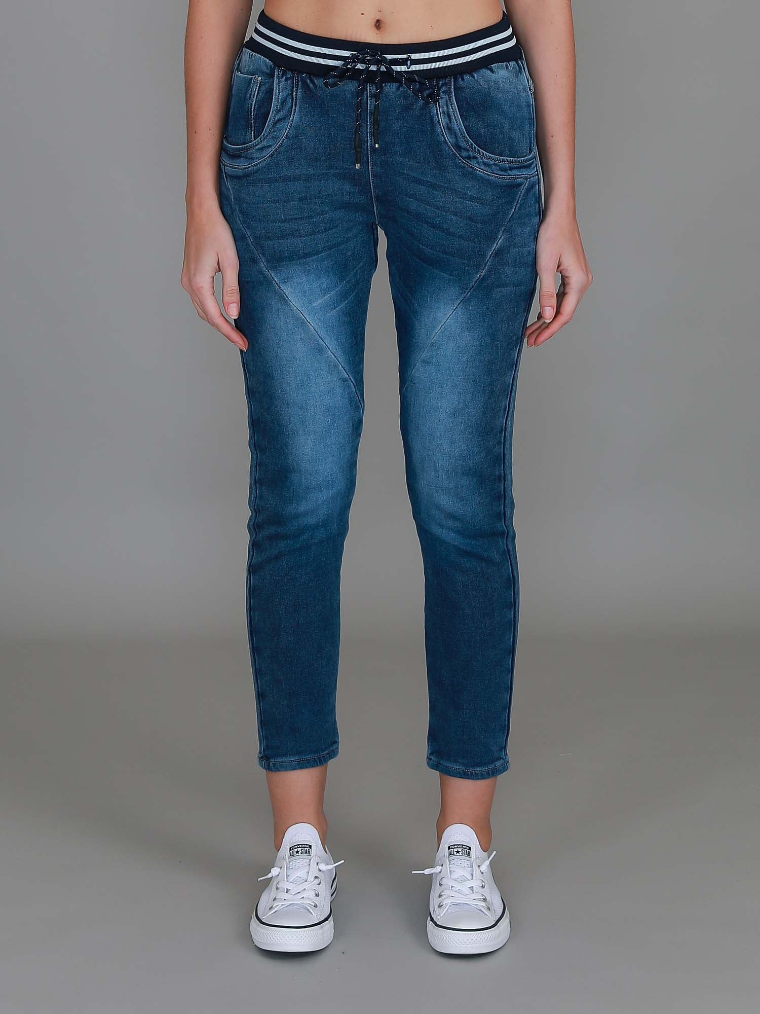 womens jogger jeans #color_vintage blue