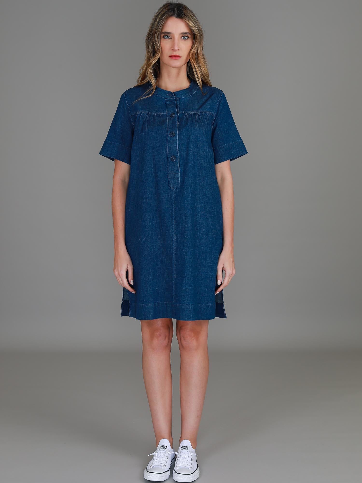 jeans dress for women #color_jean blue