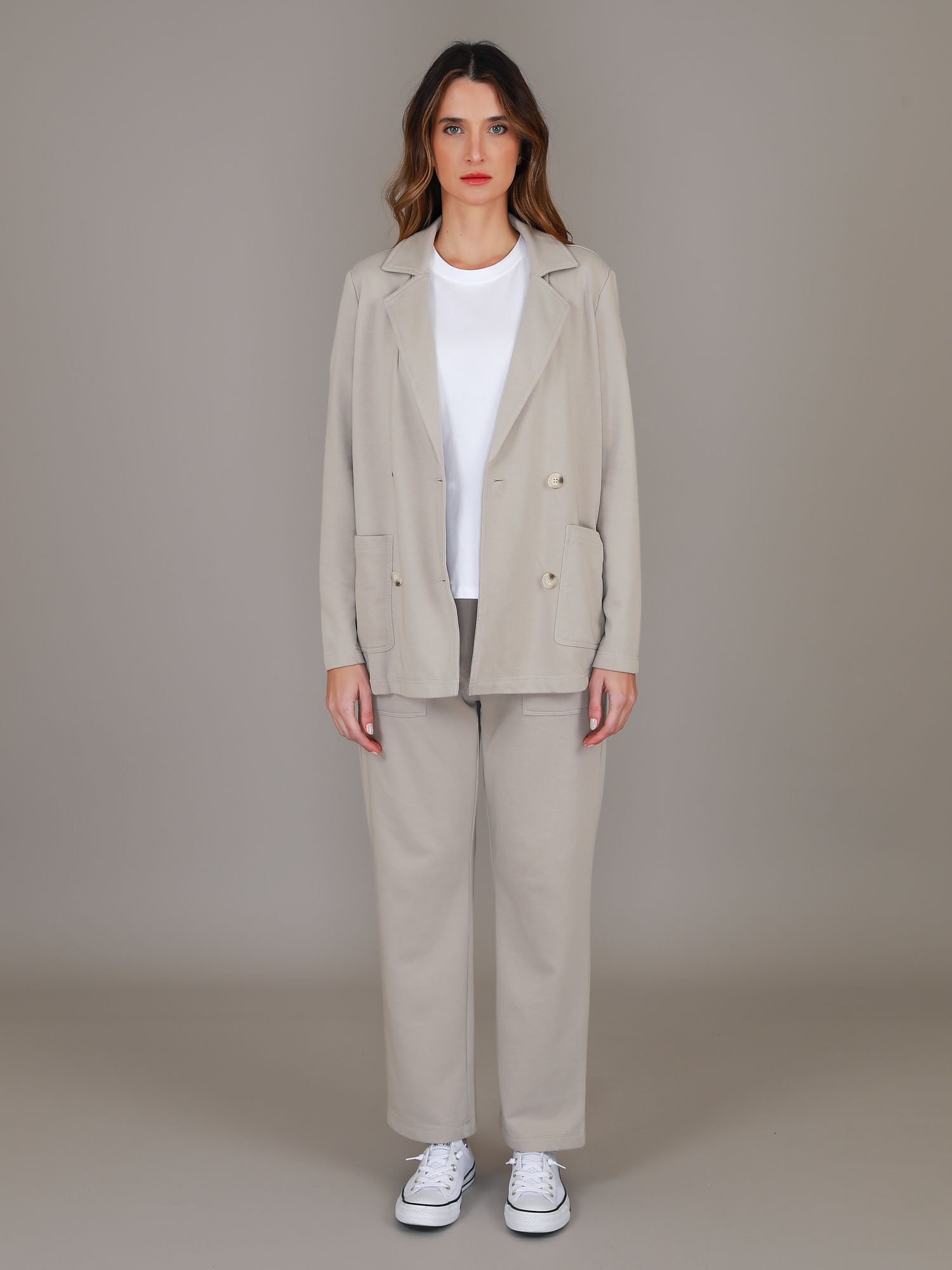 cream blazer women #color_angora