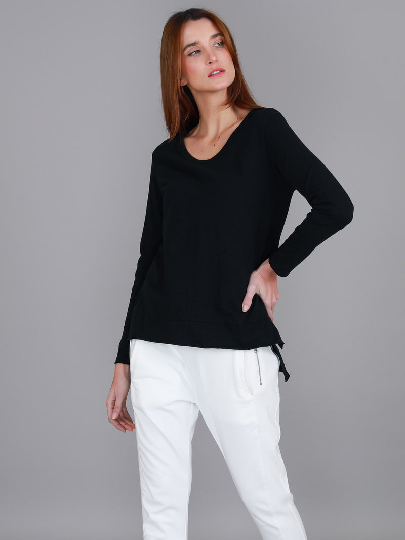 long sleeve black t shirt #color_black