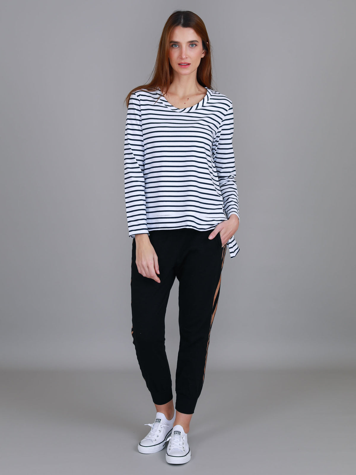 stripe long sleeve shirt