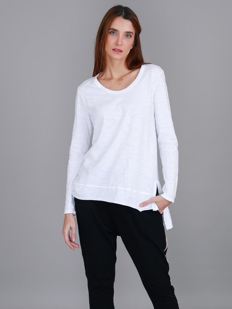 long sleeve t shirt #color_white