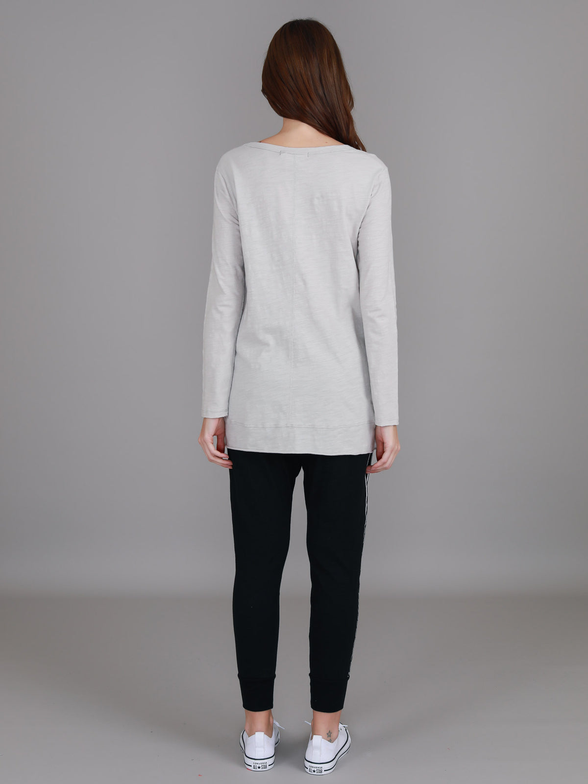 womens beige long sleeve top