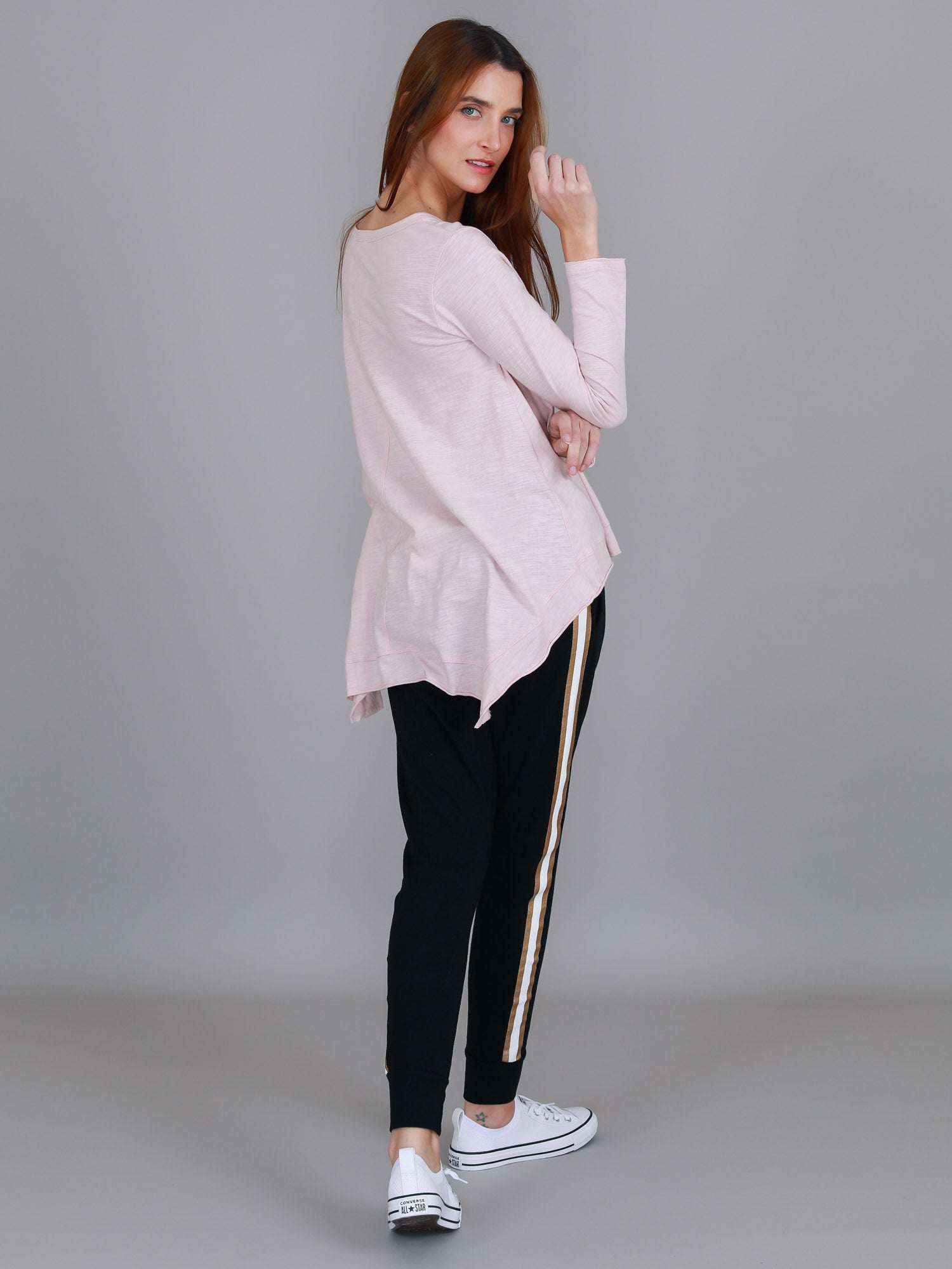 asymmetrical tee #color_blush marle