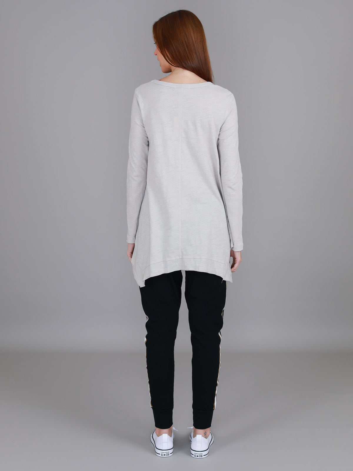 stone longline asymmetric tee