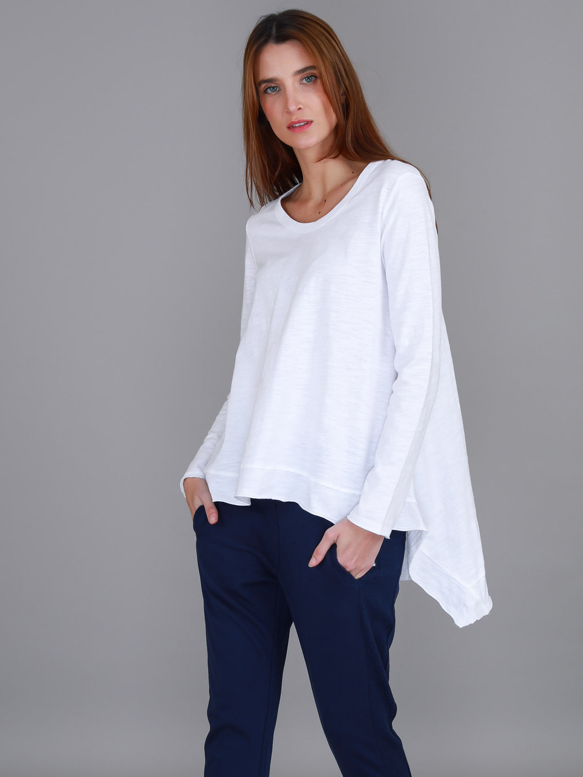 Willow Asymmetrical Hem T Shirt