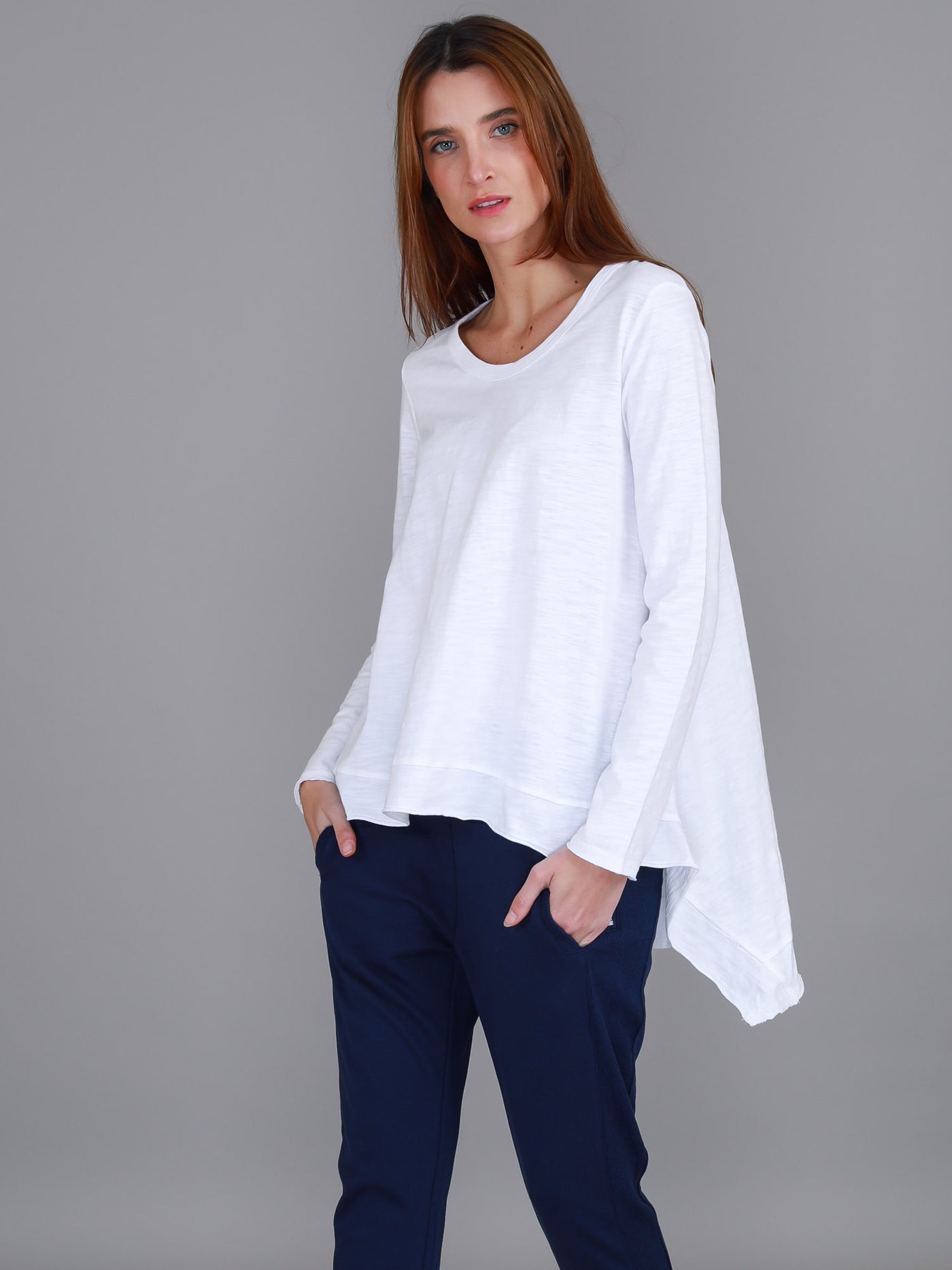 Willow Asymmetrical Hem T Shirt