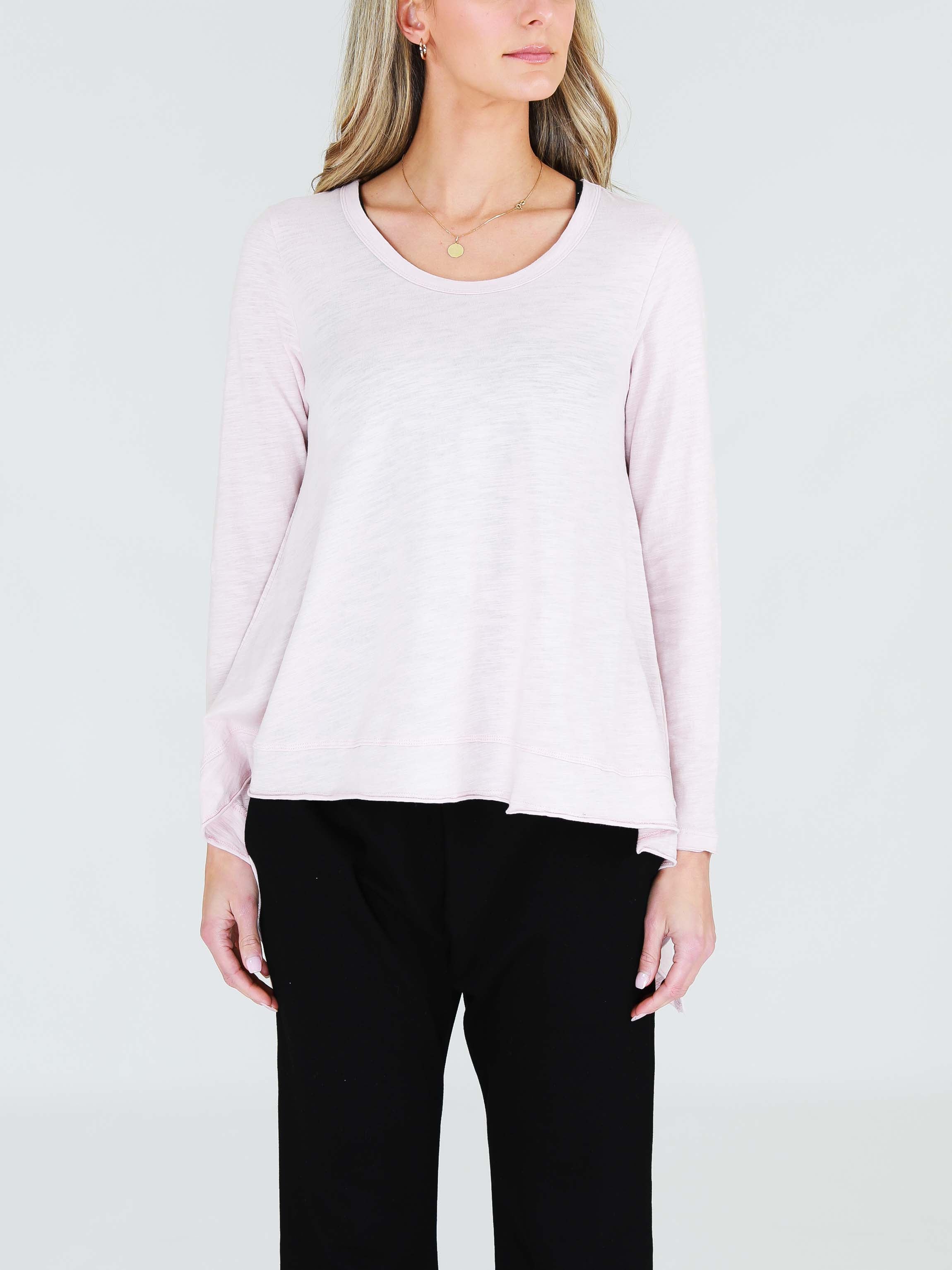 pink top long sleeve #color_blush marle