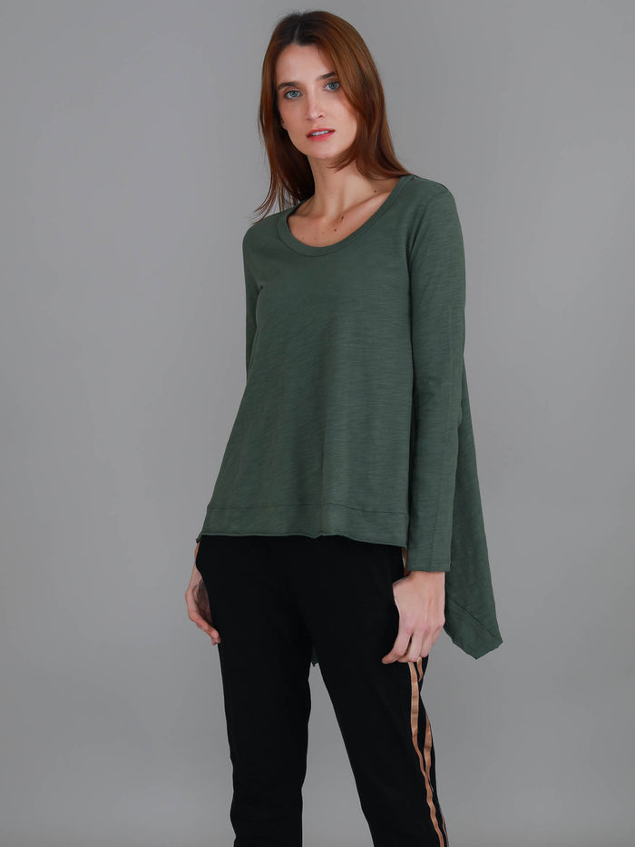 Willow Asymmetrical Hem T Shirt