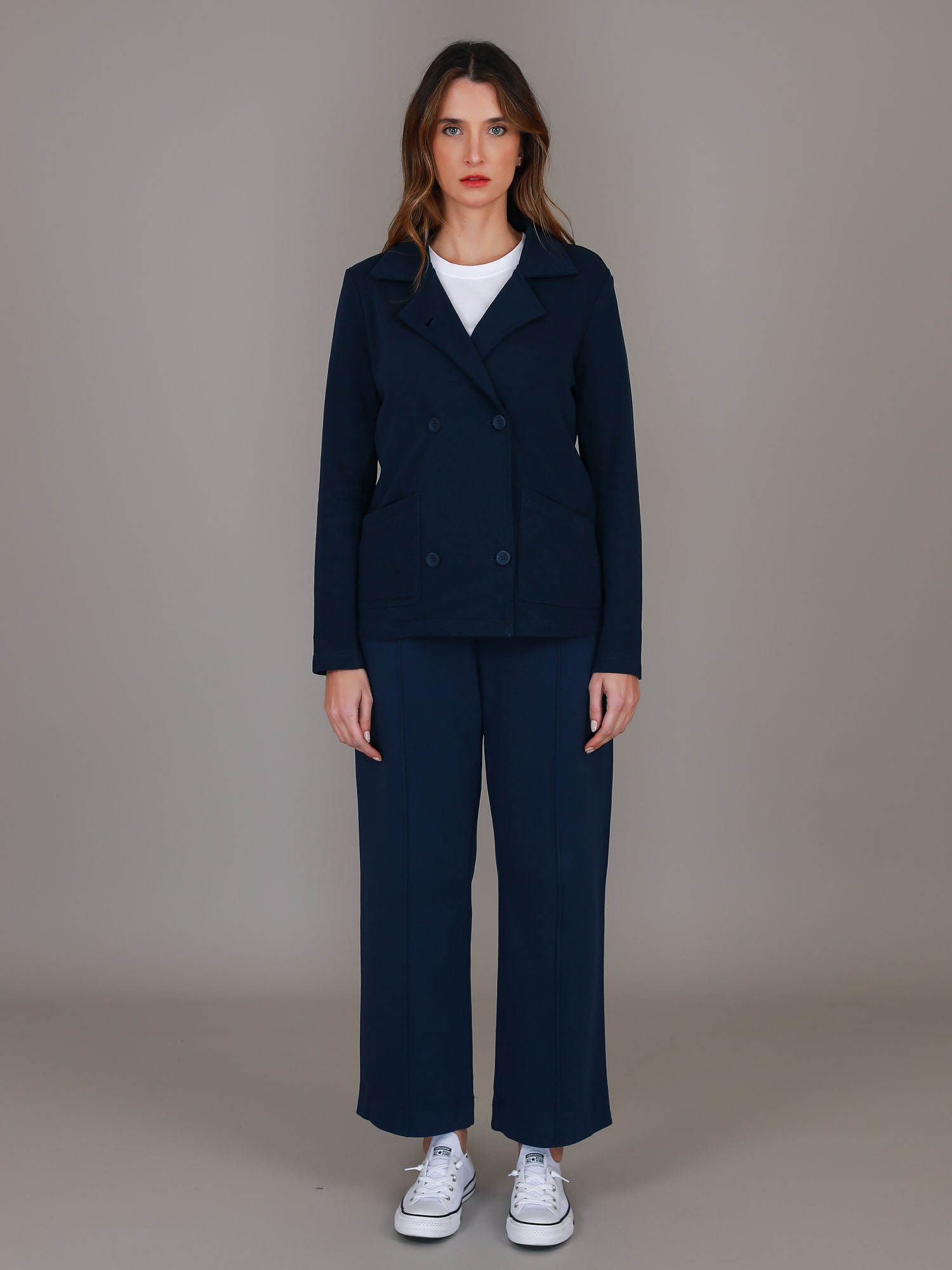 cropped blazer women #color_ink mist