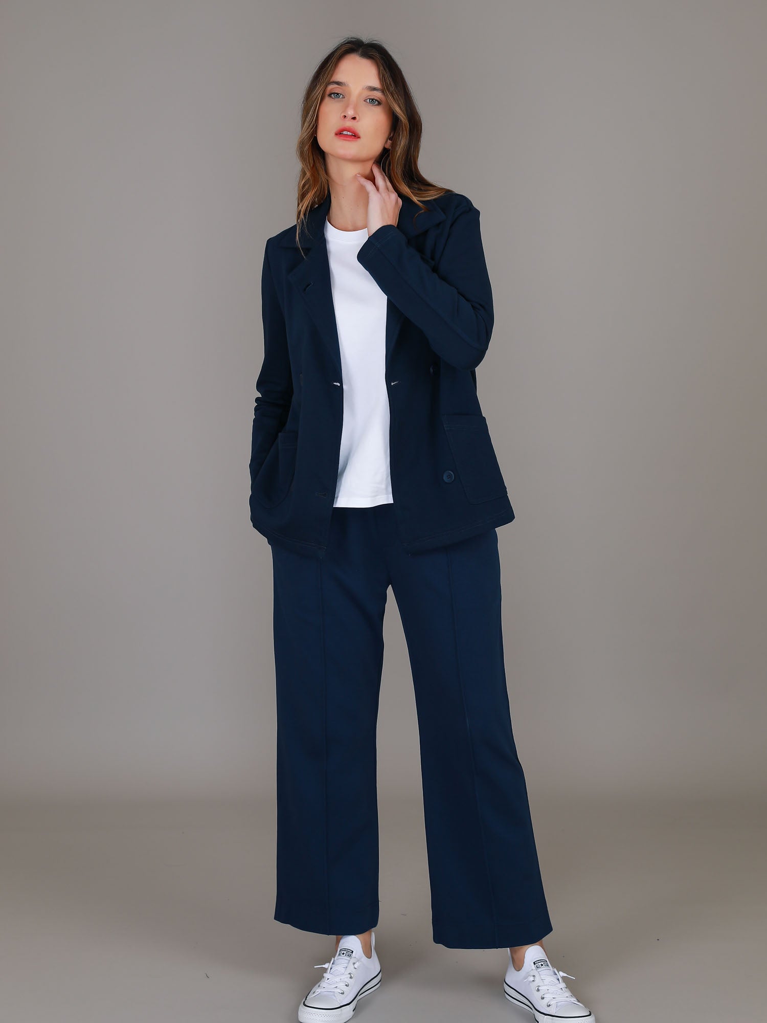 short blazer women #color_ink mist