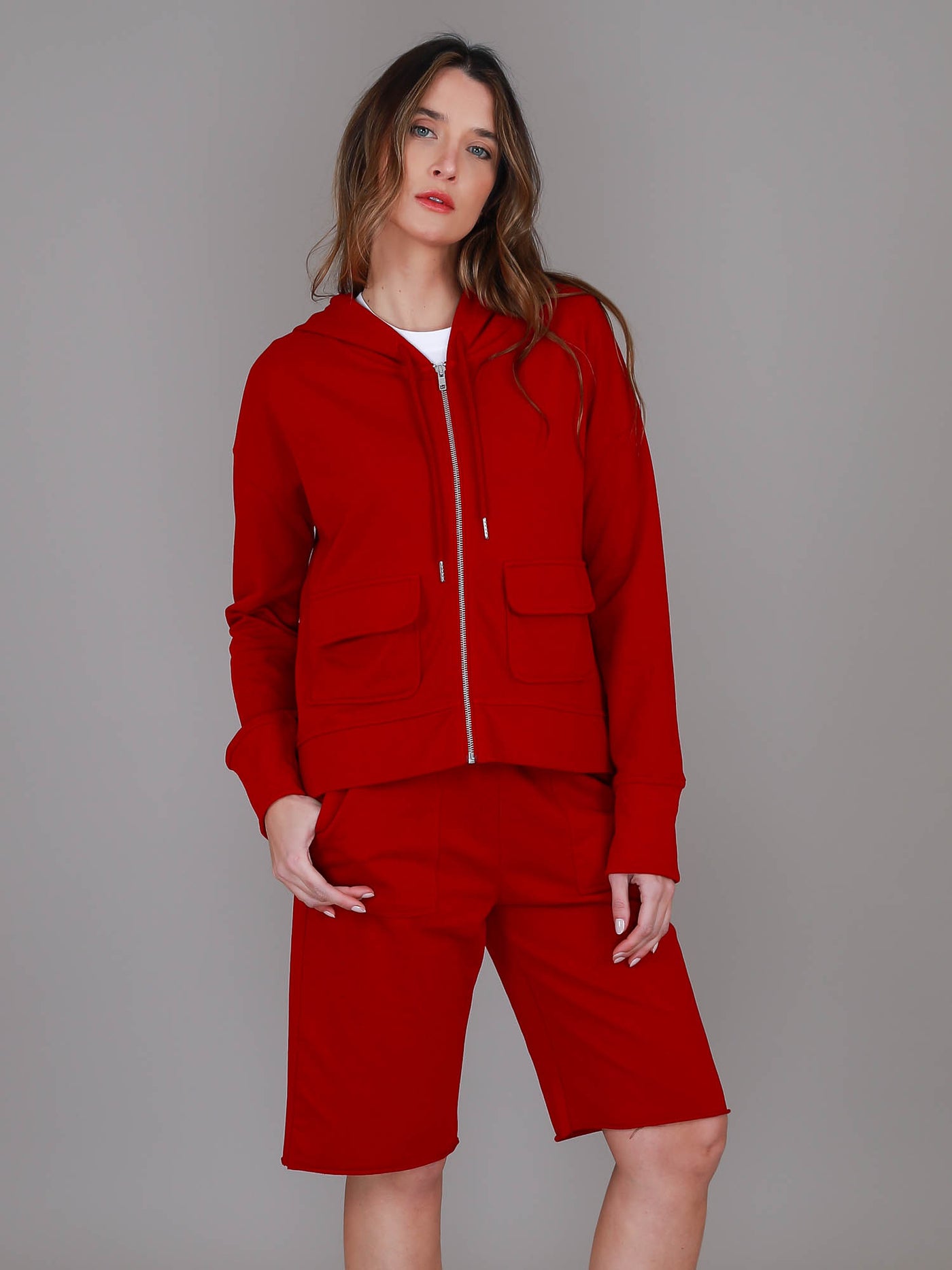 Cori | Women's Zip Up Hoodie Jacket – Cotton French Terry