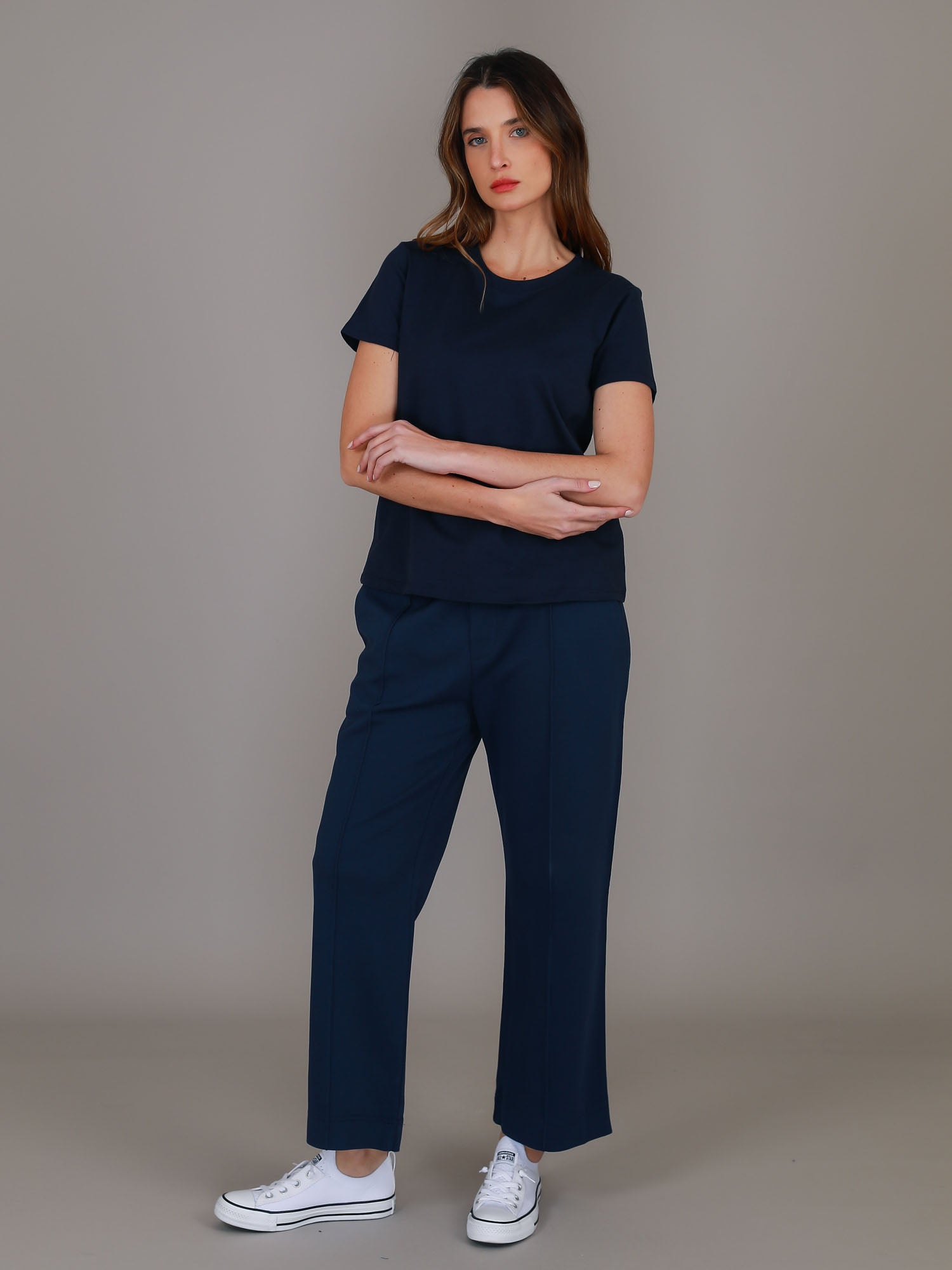 plain navy t shirt #color_ink
