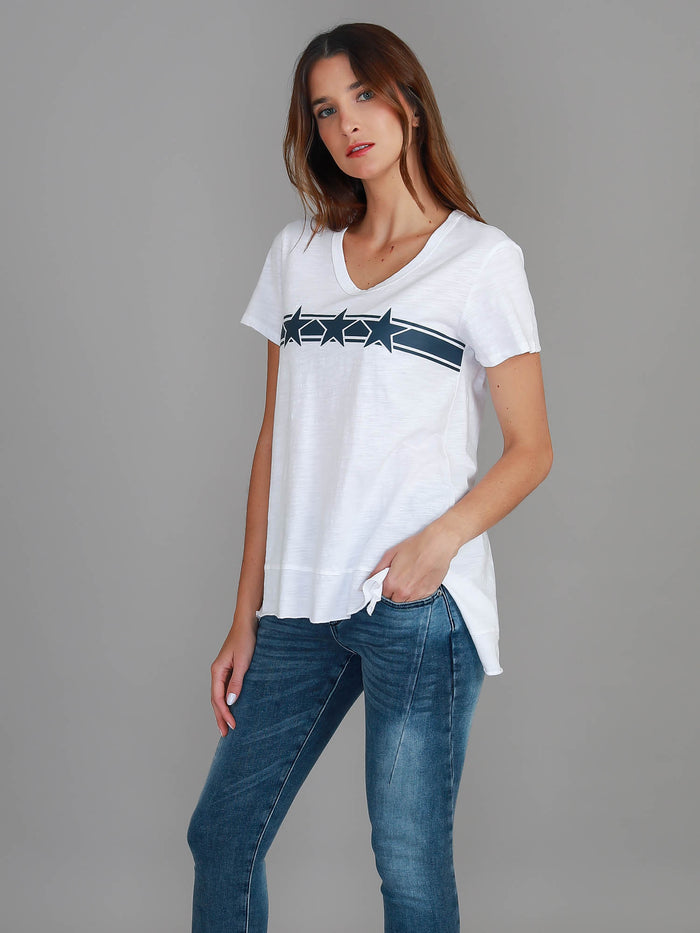 Milton Triple Star T Shirt (Sale)