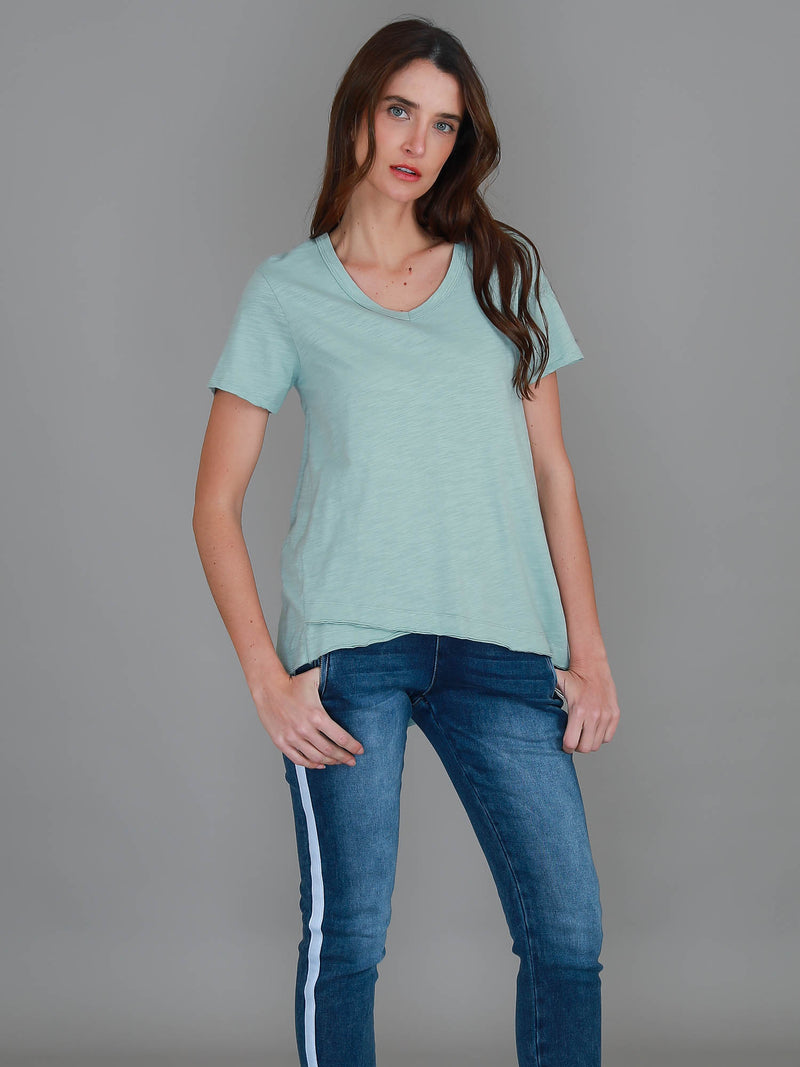 leaf v neck tee #color_leaf