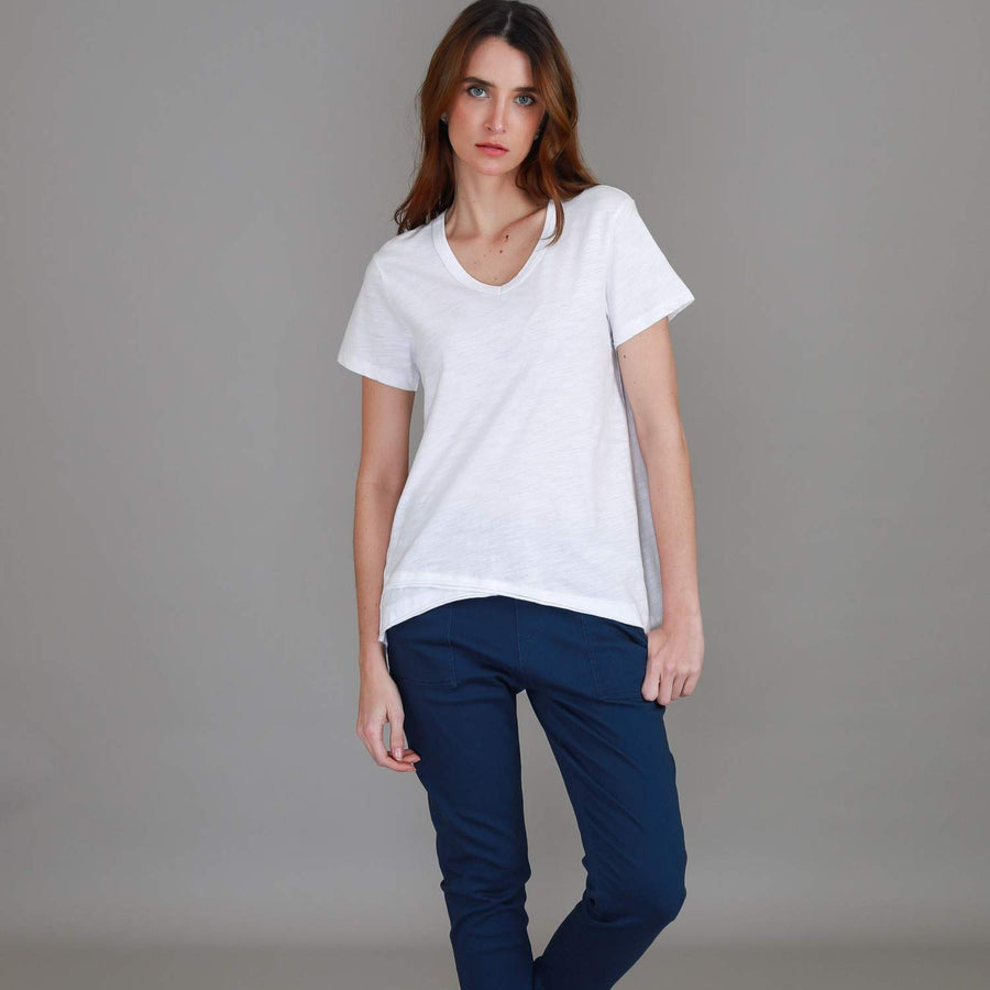 Preston V Neck T Shirt size guide