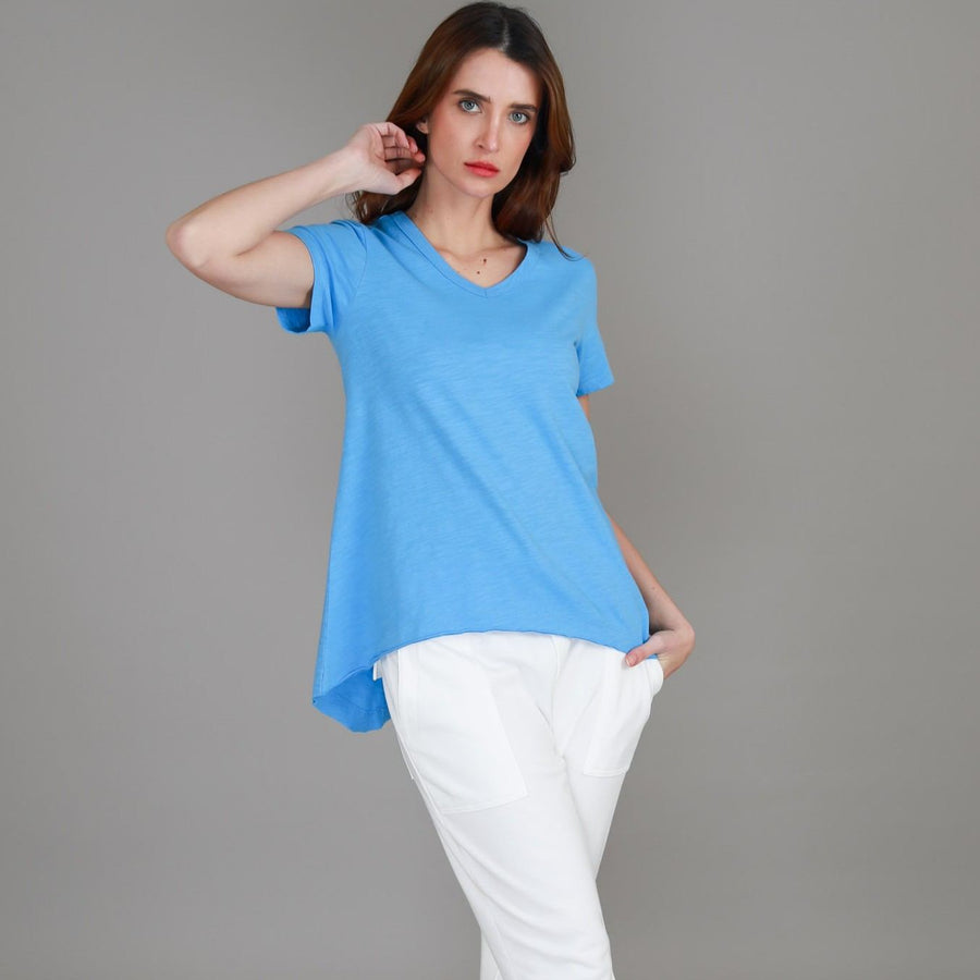 Thornton V Neck T Shirt size guide