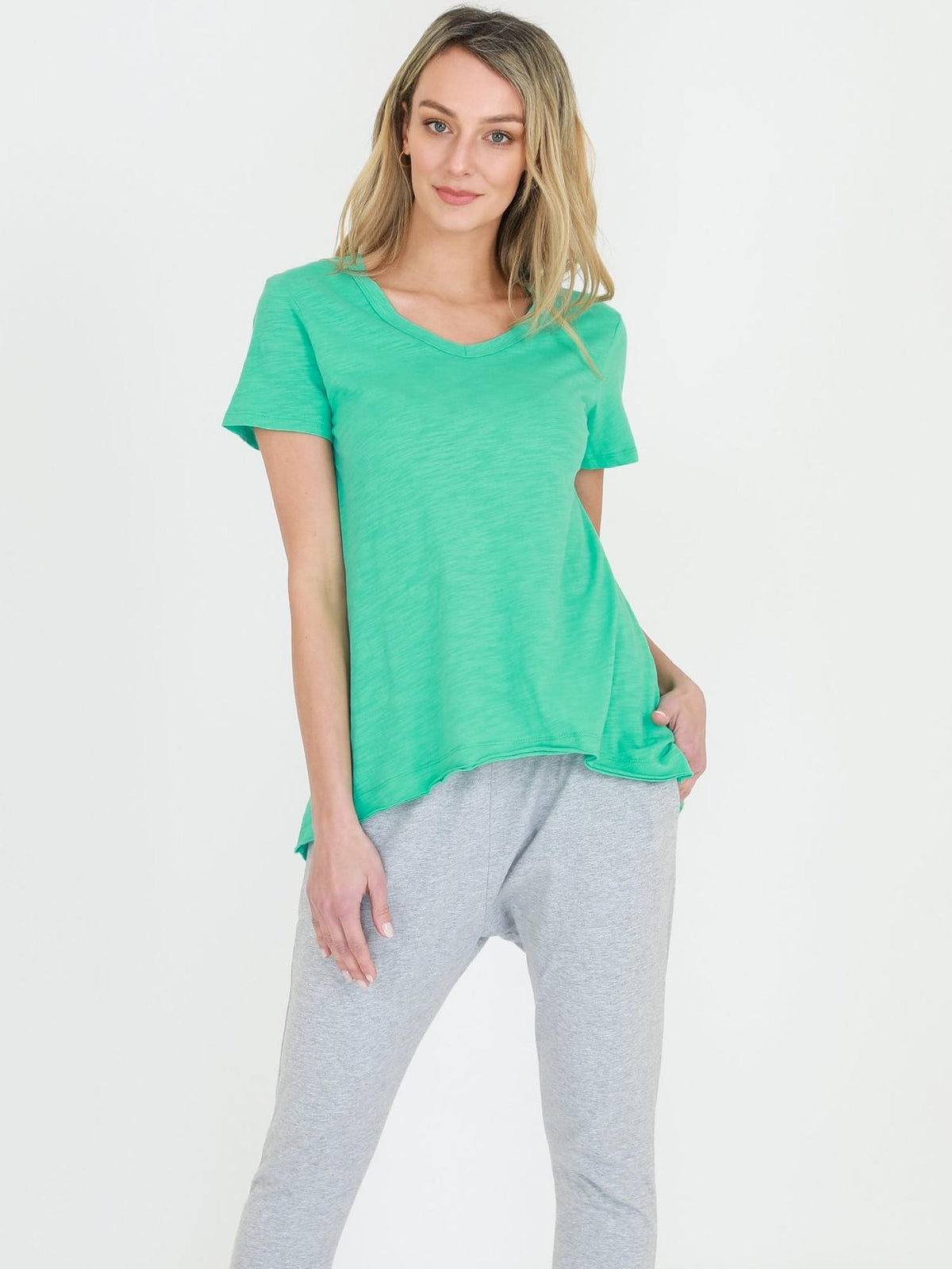 marine v neck top women