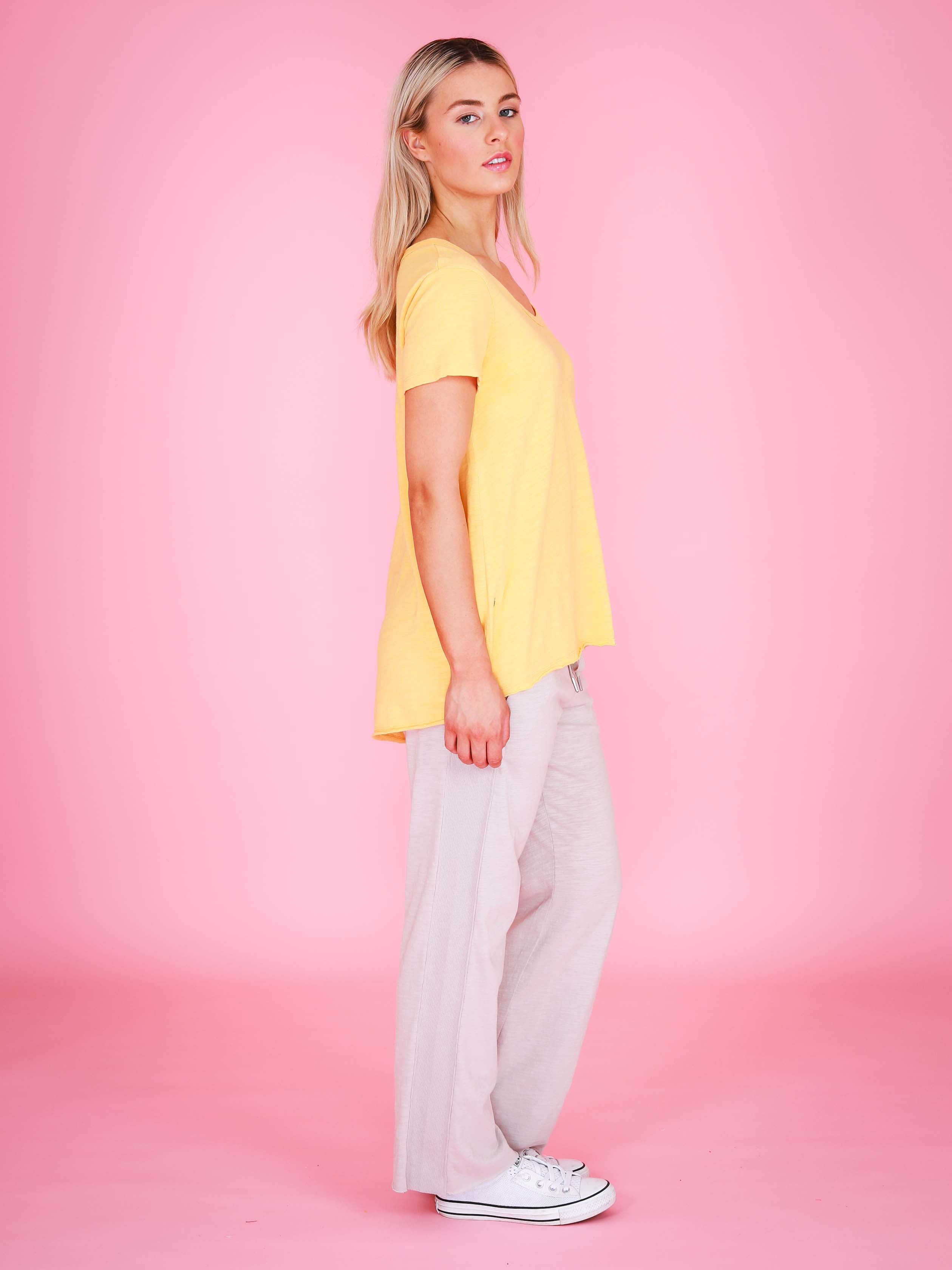 yellow t shirt women's #color_sunny