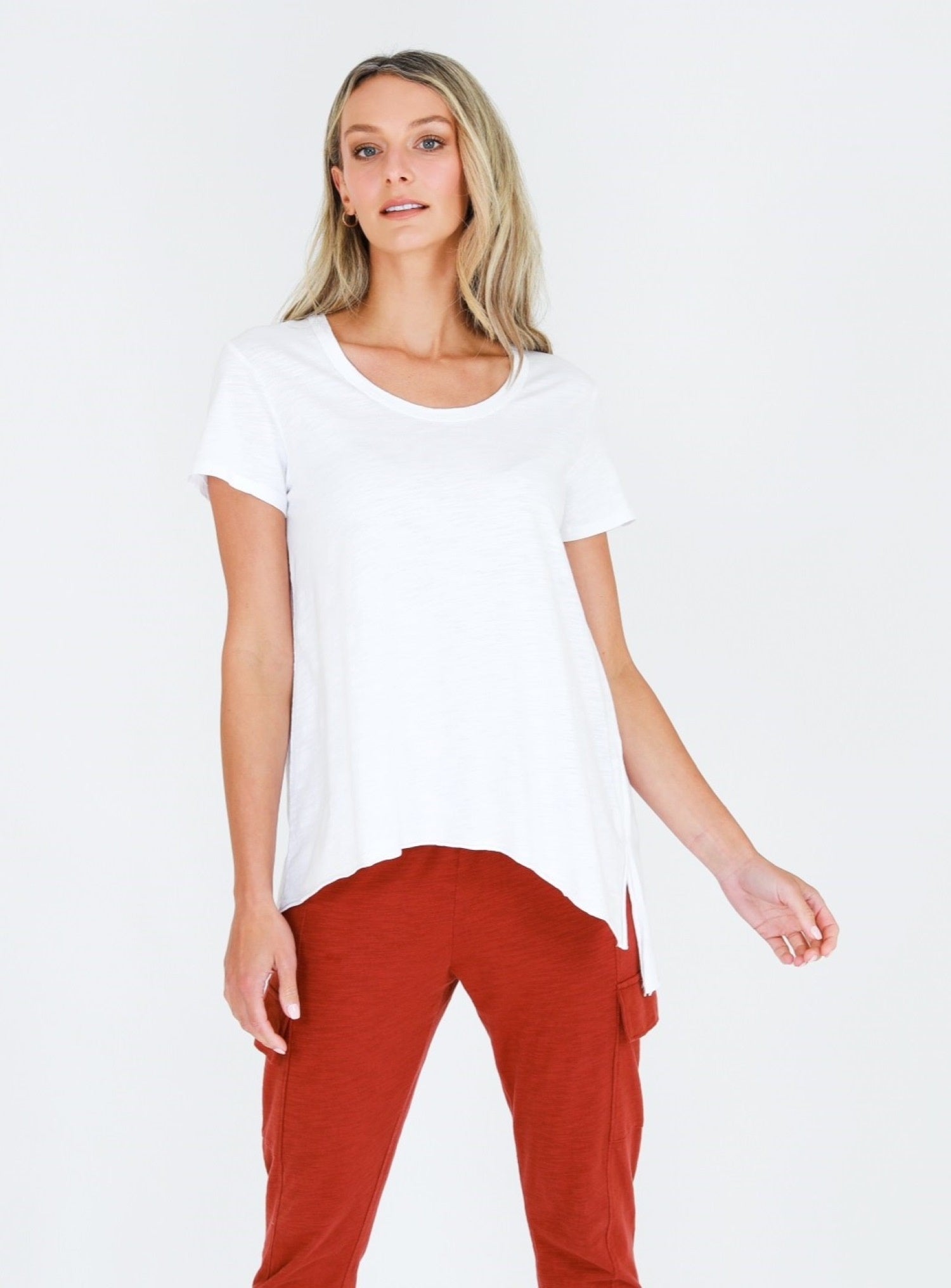 white cotton t shirt #color_white