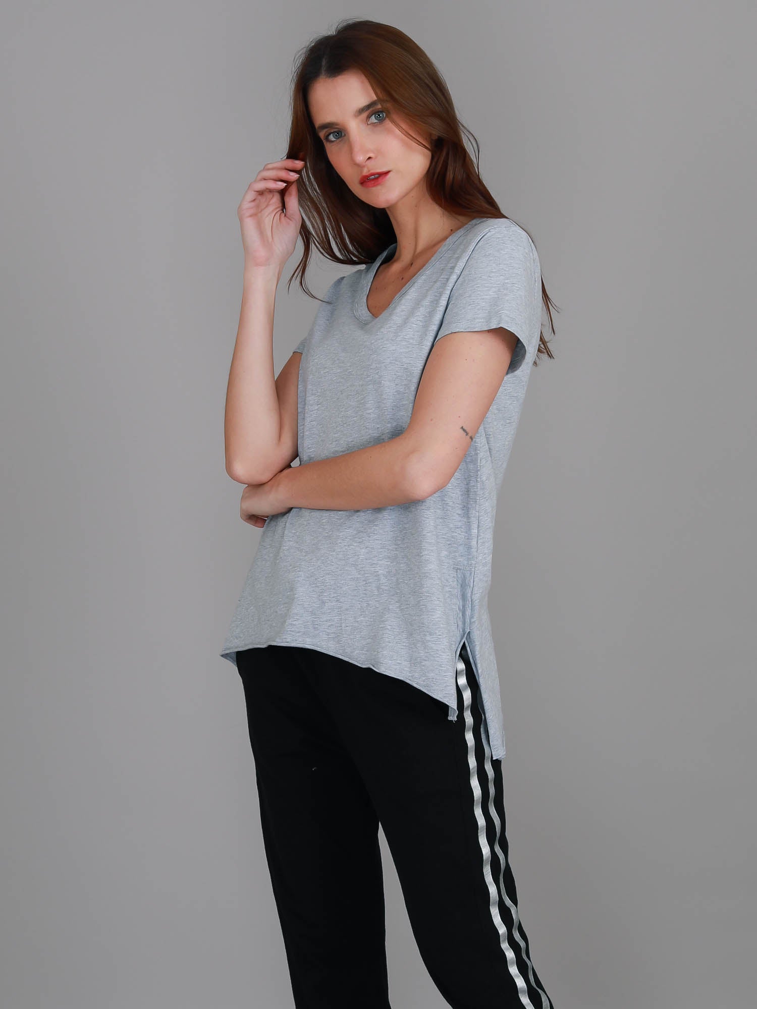 womens shirts #color_grey marle