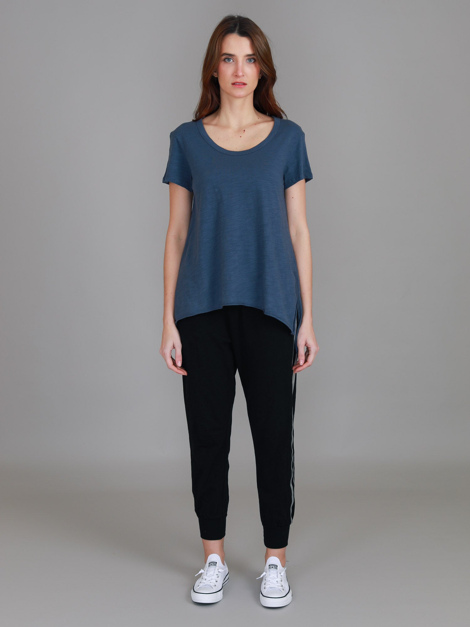 cotton tshirts for women #color_indigo