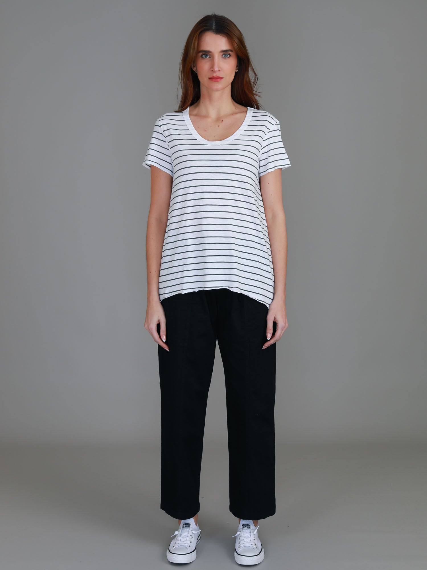 womans stripe shirt #color_navy stripe