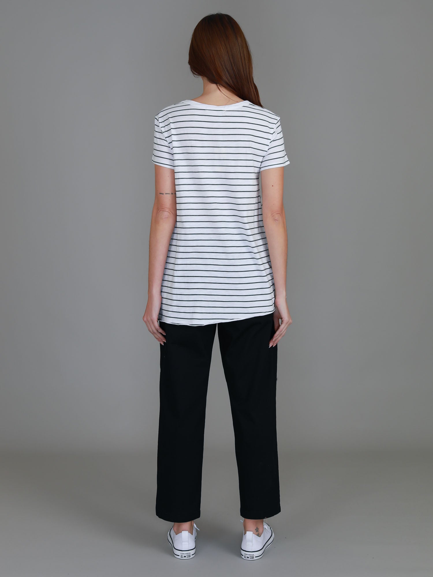 stripe shirt womens #color_navy stripe