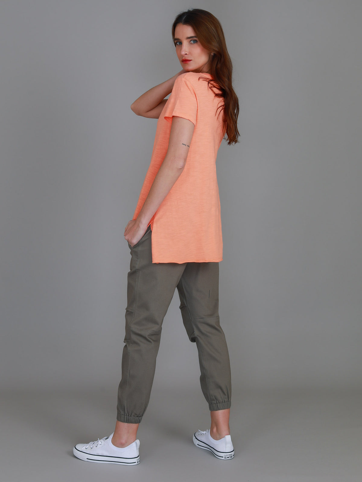 orange essentials tee