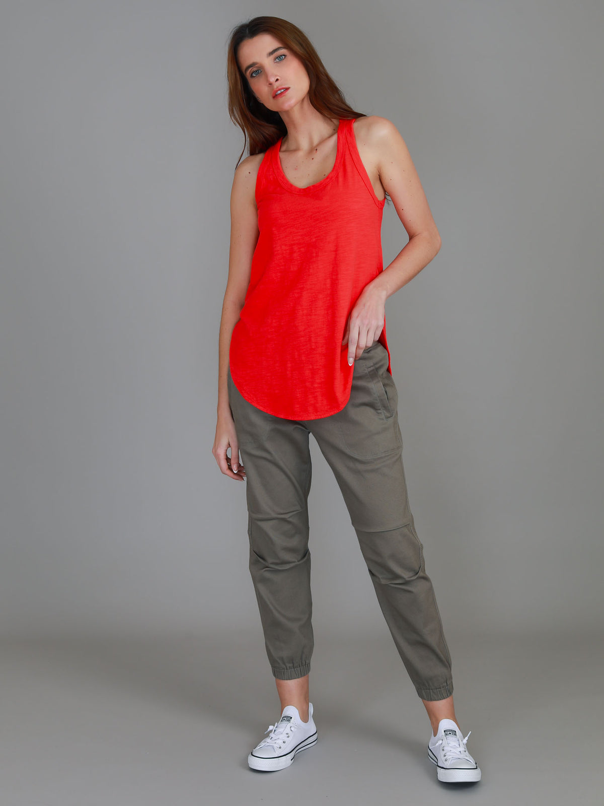 red racerback singlet